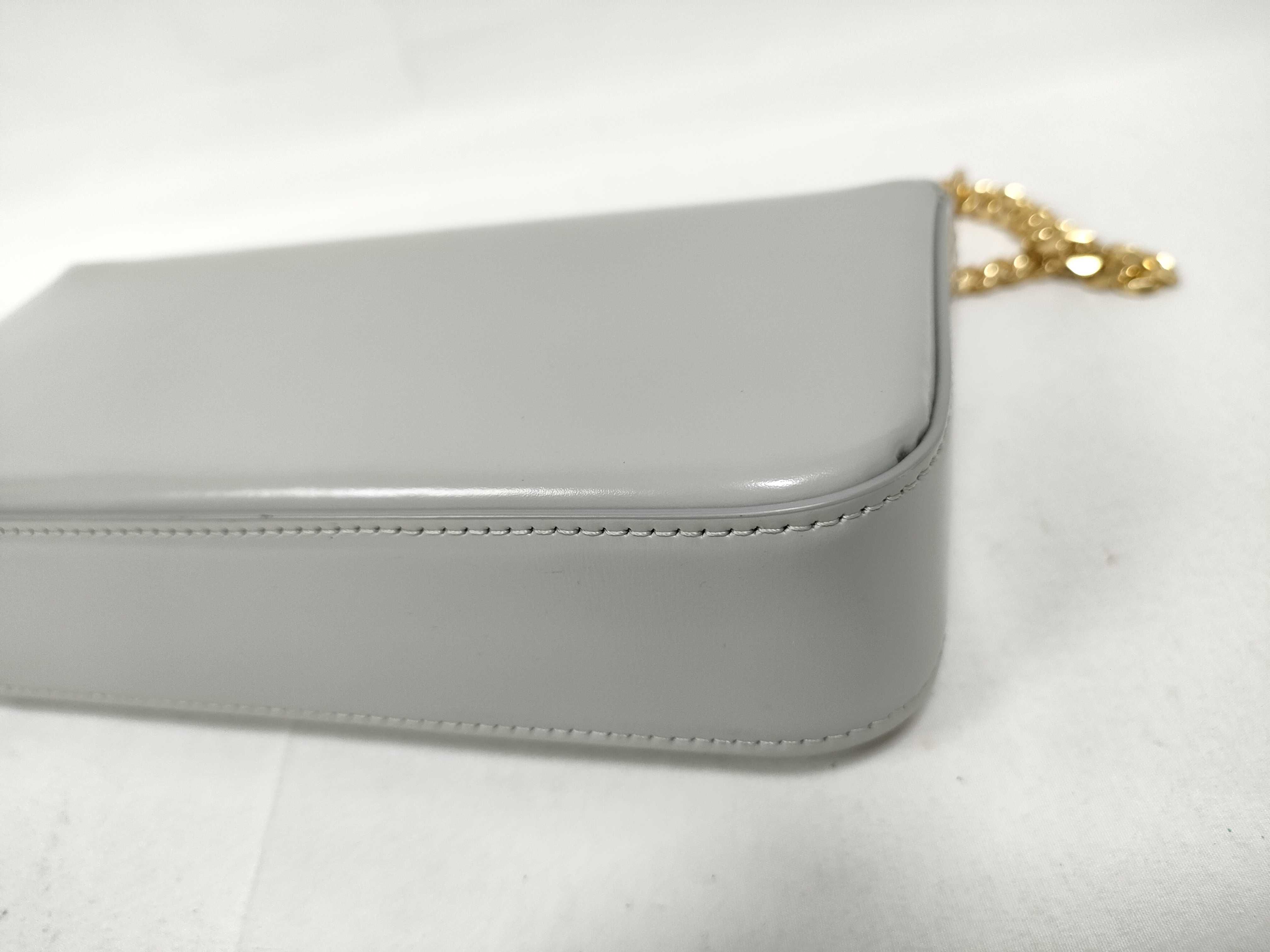 Triomphe Shoulder Bag Claude Leather Grey Shoulder Bag — view 4