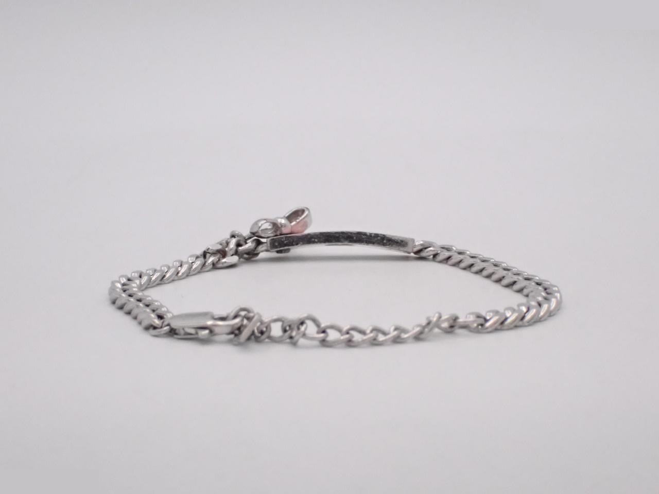 Stainless steel bracelet, wrist circumference approximately 20 cm — view 2