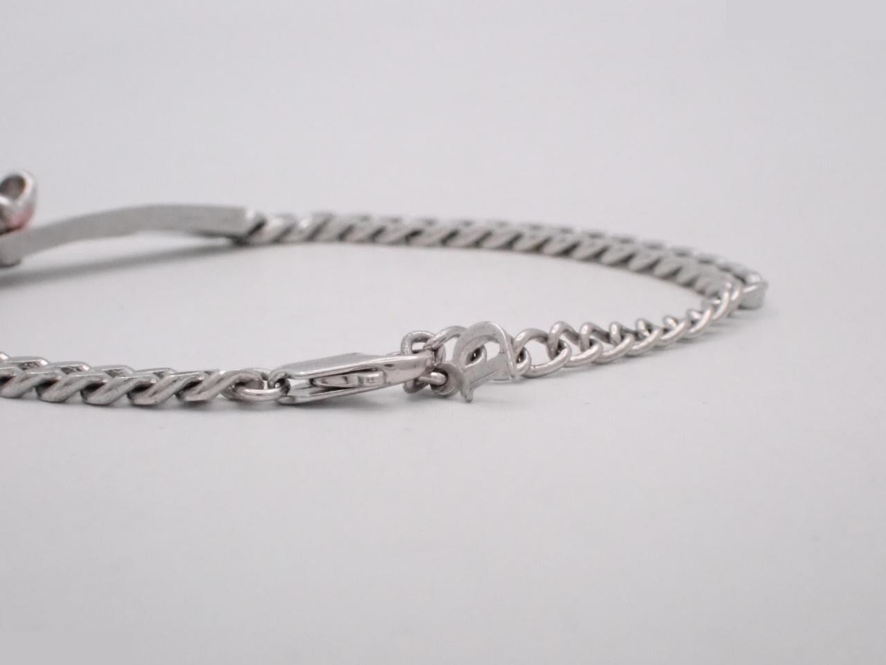 Stainless steel bracelet, wrist circumference approximately 20 cm — view 3