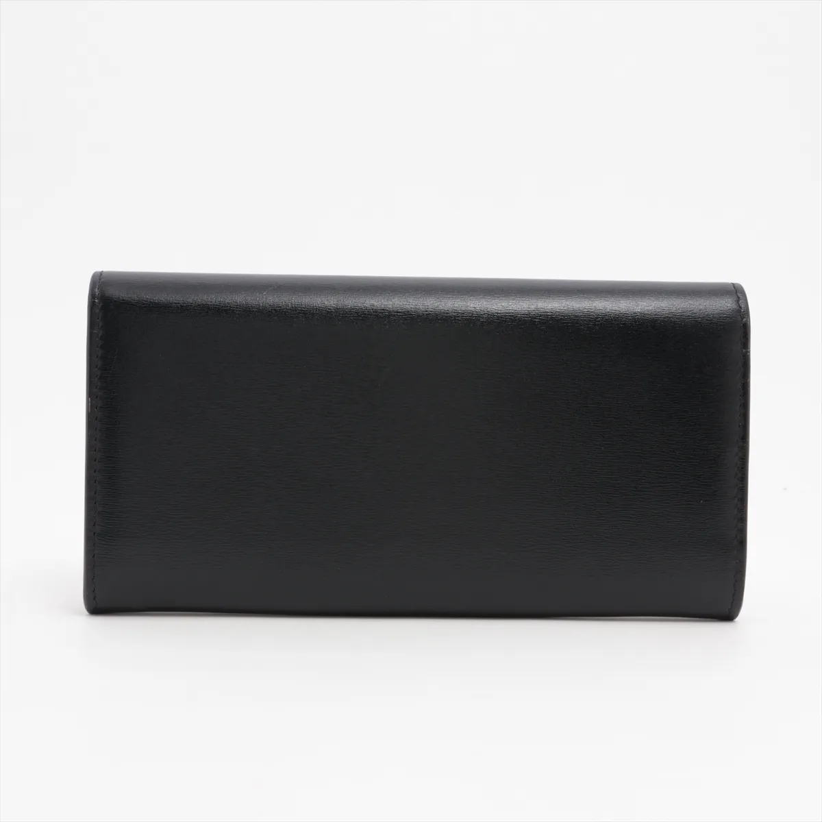 Panthère Leather Long Wallet Black — view 2