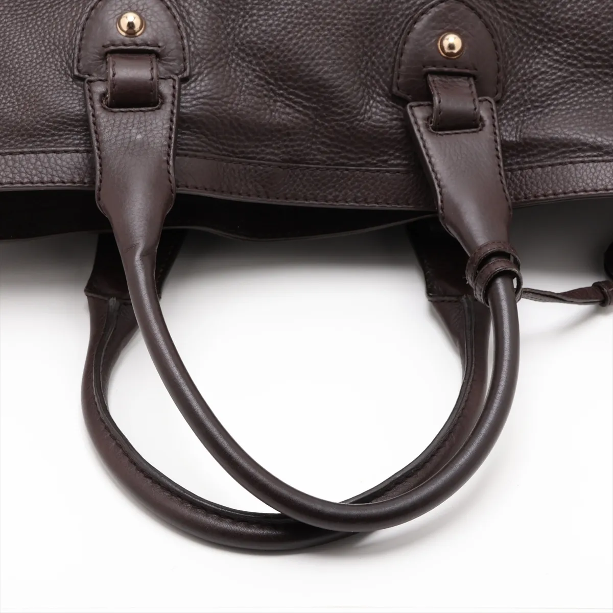 Heritage 247574 Leather Tote Bag, Brown — view 5