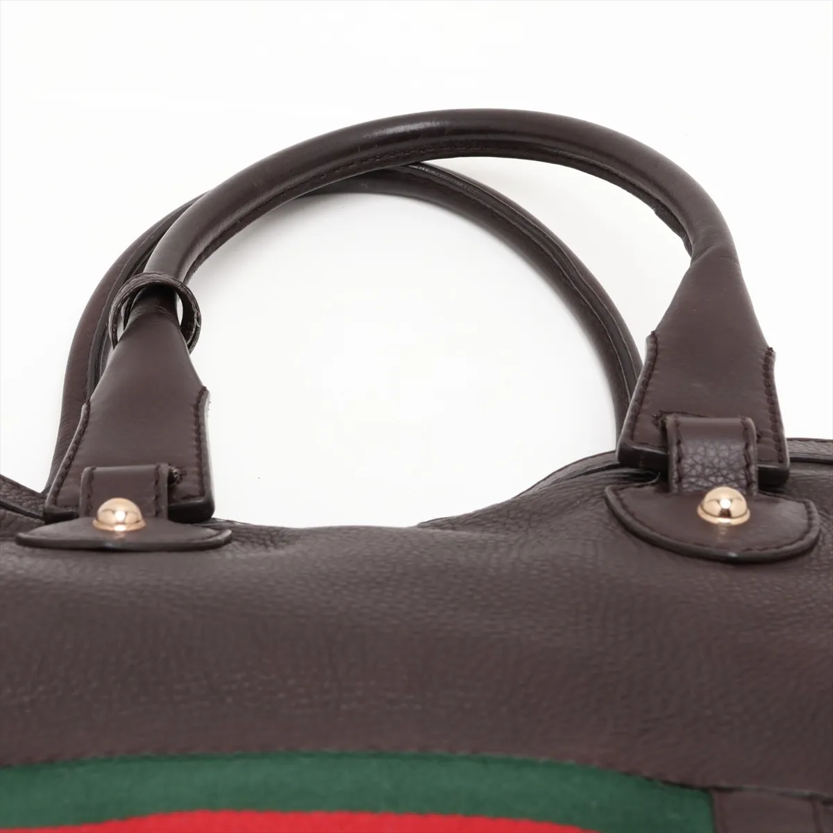 Heritage 247574 Leather Tote Bag, Brown — view 6