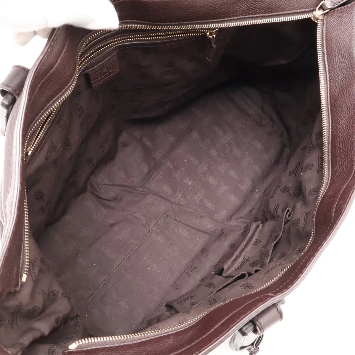 Heritage 247574 Leather Tote Bag, Brown — view 7