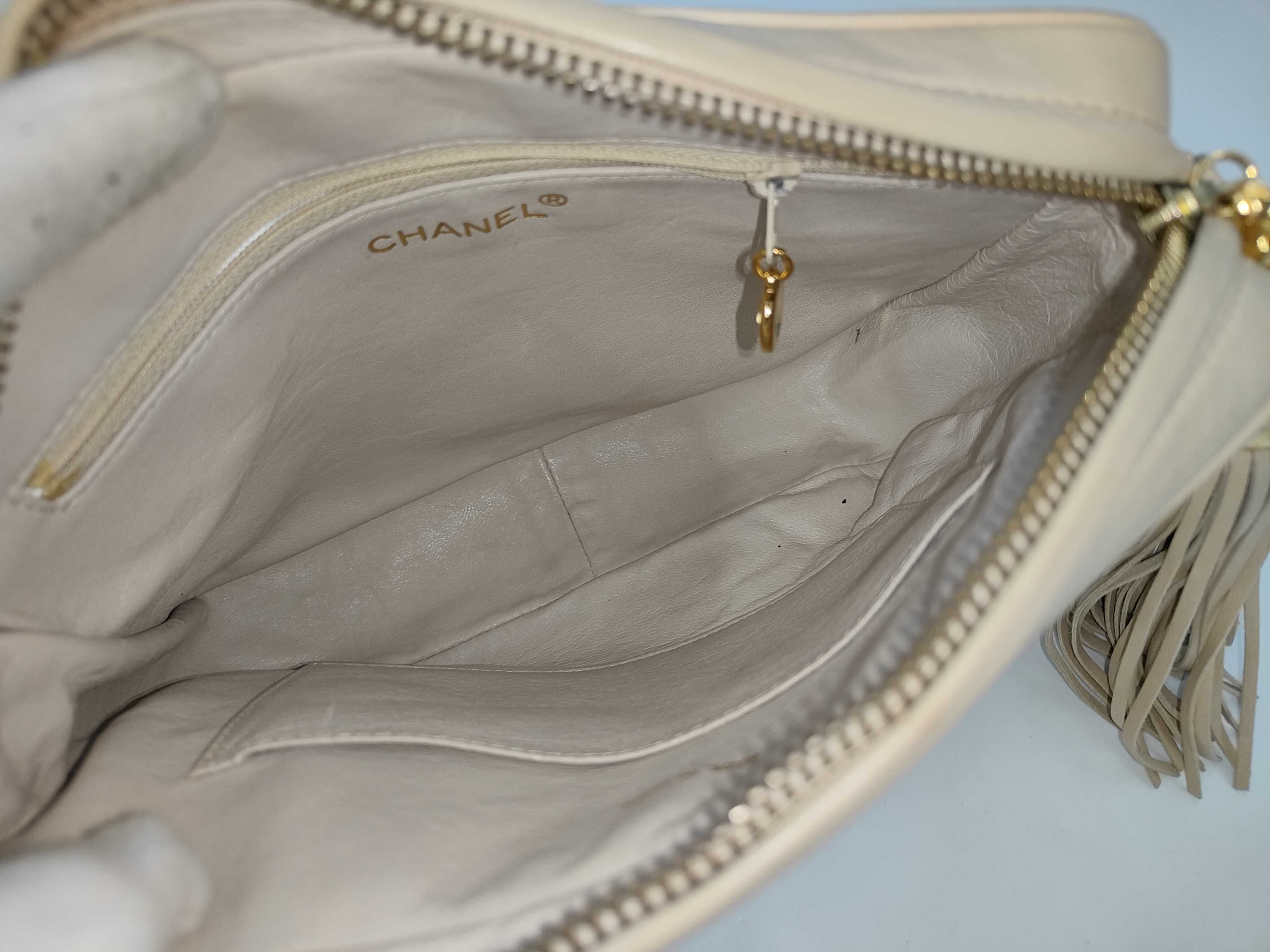 Matelassé Fringe Jewel Chain Turnlock Shoulder Bag — view 8