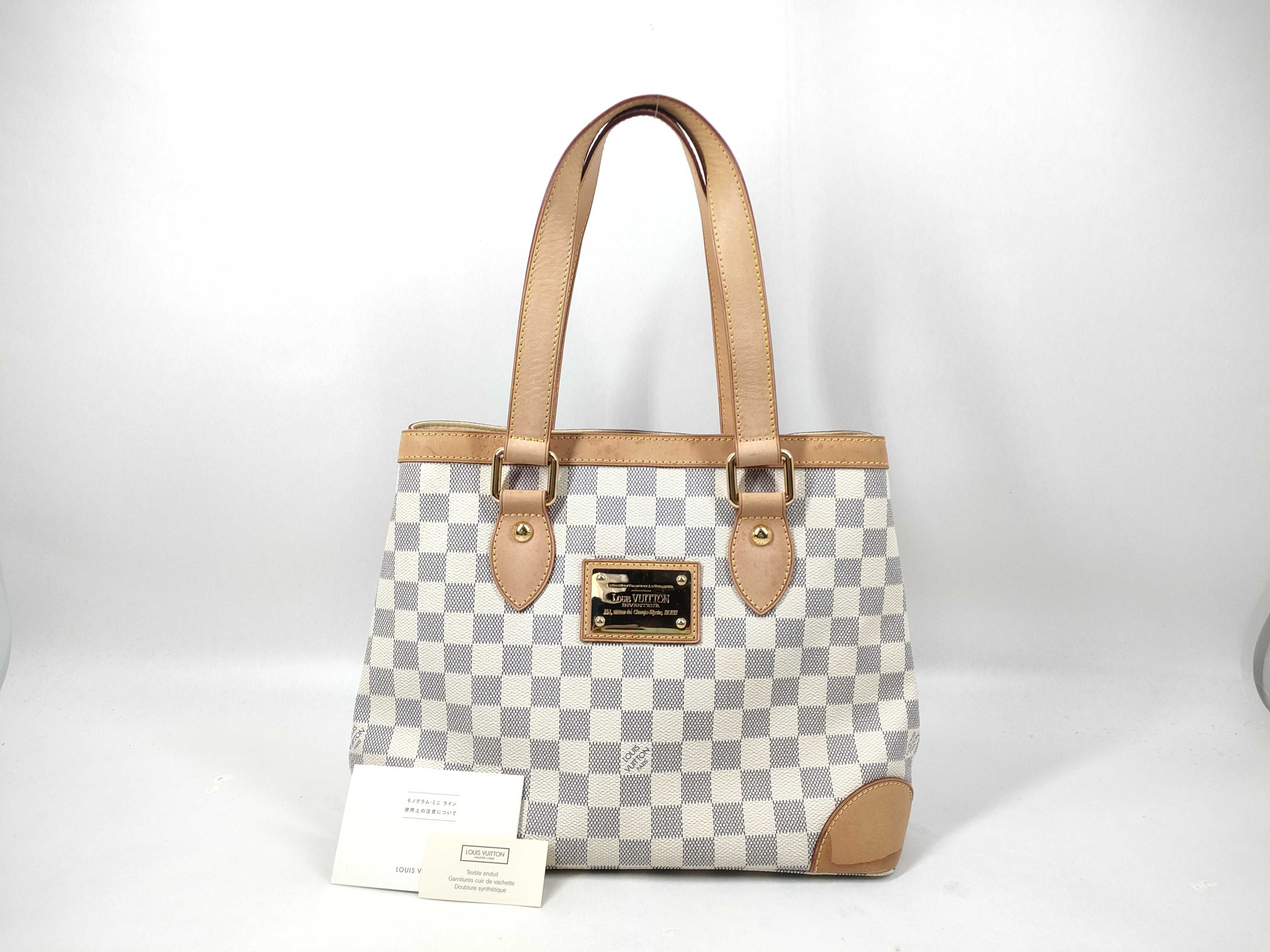 Damier Azur N51207 Hampstead PM Tote Bag