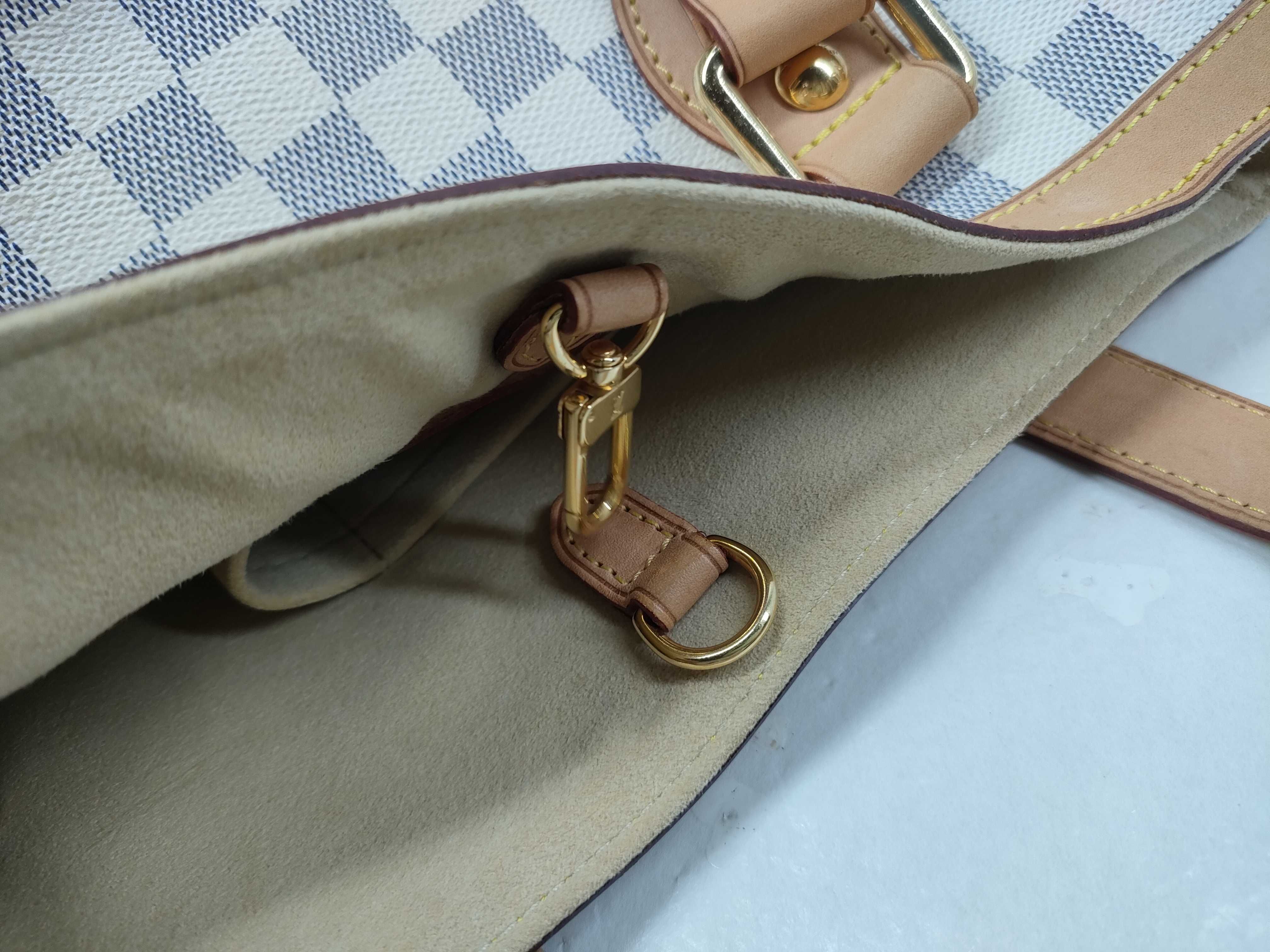 Damier Azur N51207 Hampstead PM Tote Bag — view 8