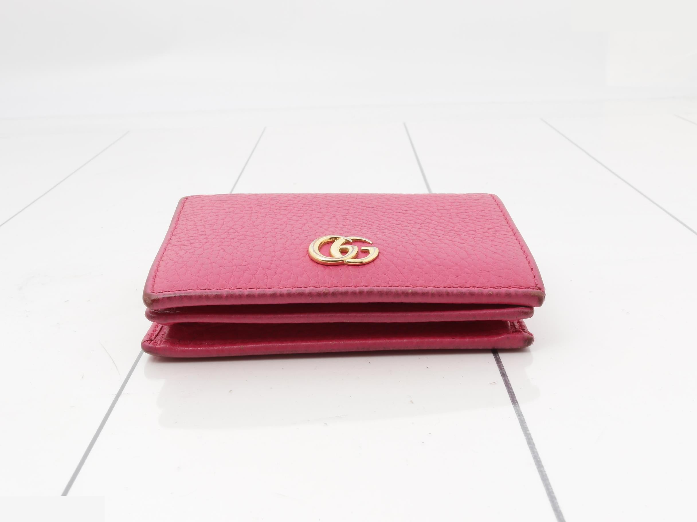 Marmont Compact Wallet, Pink, 456126, 2149 — view 3