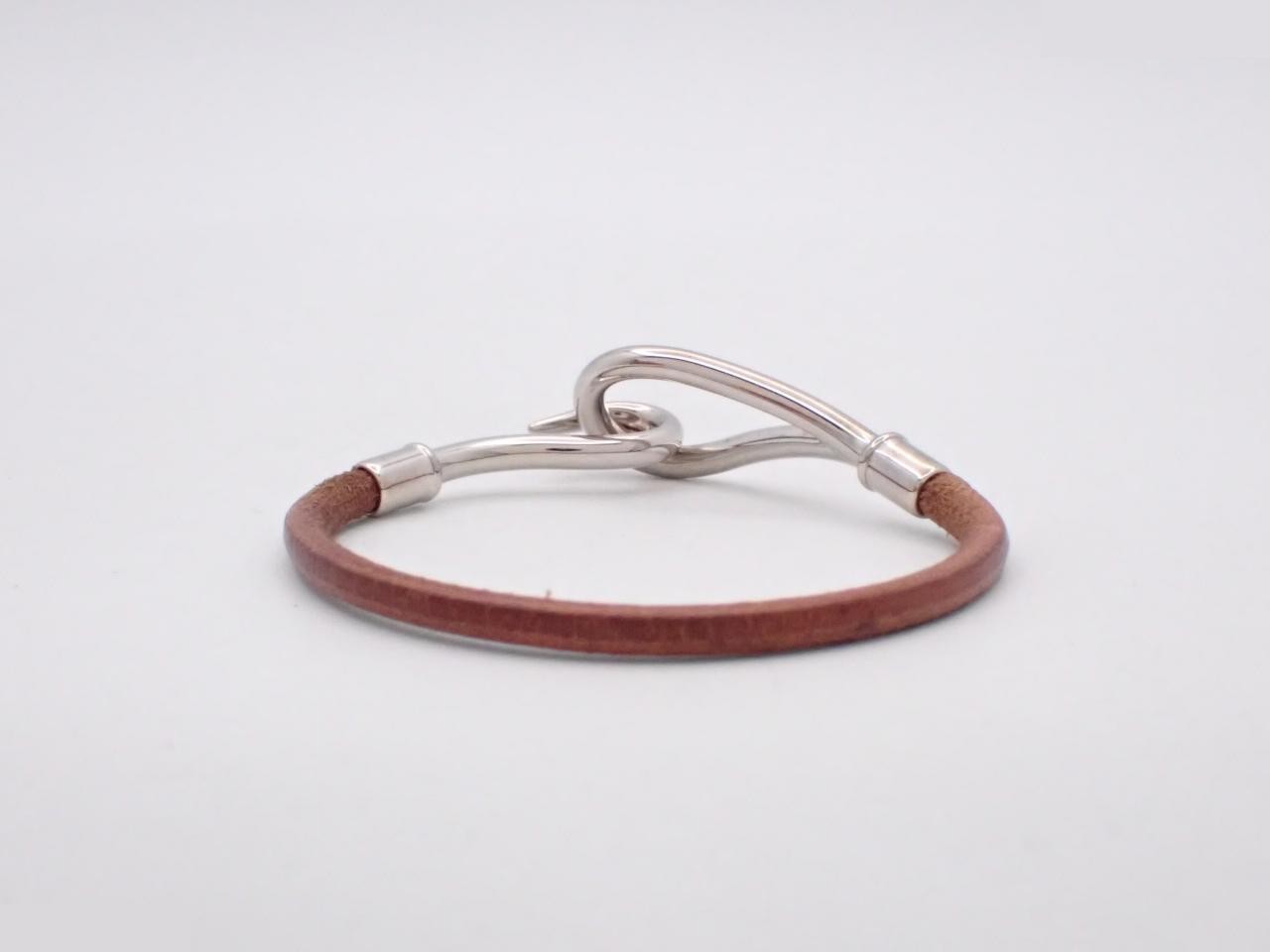 Leather bracelet, jumbo bracelet, wrist circumference approximately 17cm — view 2