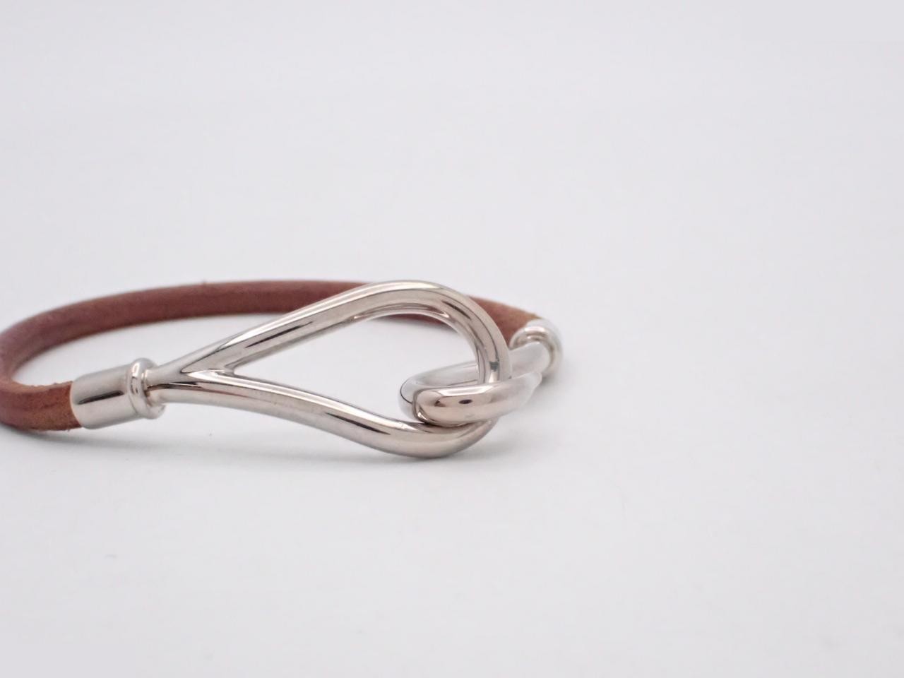 Leather bracelet, jumbo bracelet, wrist circumference approximately 17cm — view 3