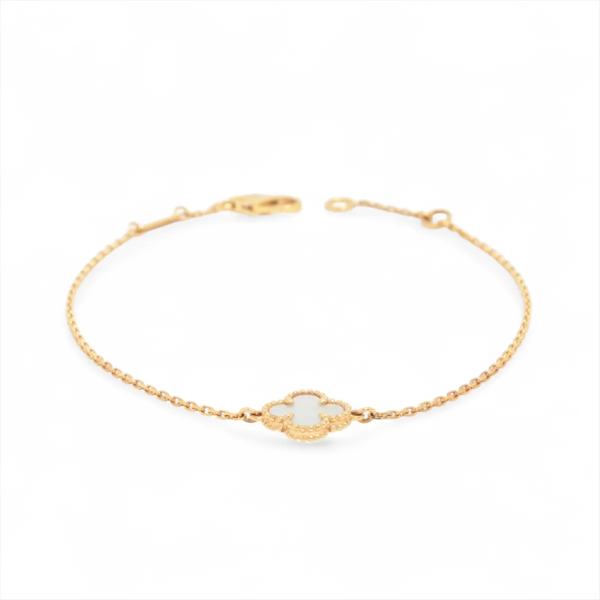 Sweet Alhambra Shell Bracelet 750(YG) 1.9g JD152374 Shell