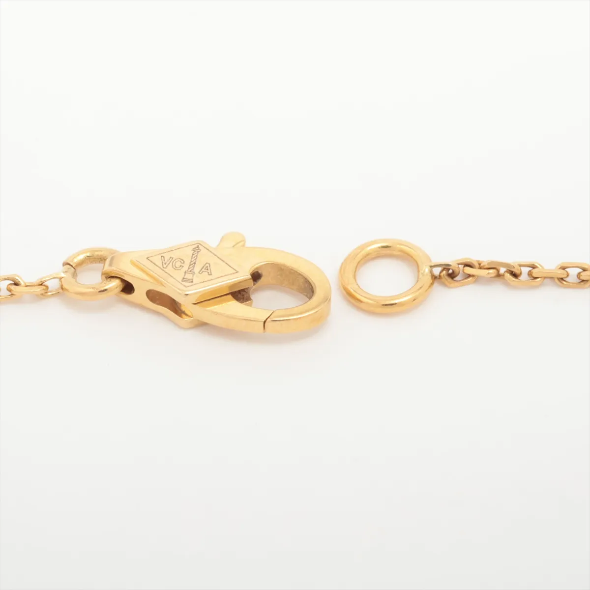 Sweet Alhambra Shell Bracelet 750(YG) 1.9g JD152374 Shell — view 4