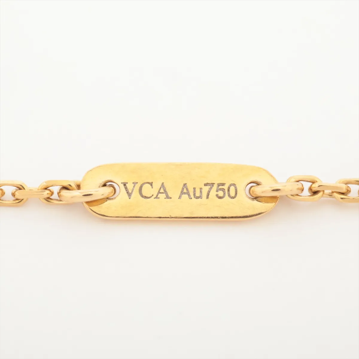 Sweet Alhambra Shell Bracelet 750(YG) 1.9g JD152374 Shell — view 5