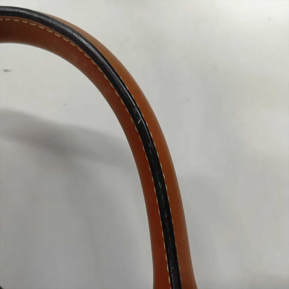 Triomphe Mini Vertical Cabas PVC x Leather Handbag Brown — view 13