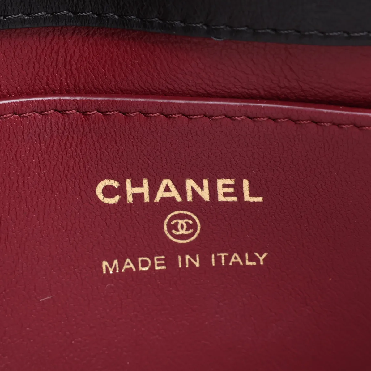 [Individually packaged] Chanel Matelassé Lambskin Chain Shoulder Bag Bowling Bag Black Gold Hardware K6HH849C Random Serial Number — view 11