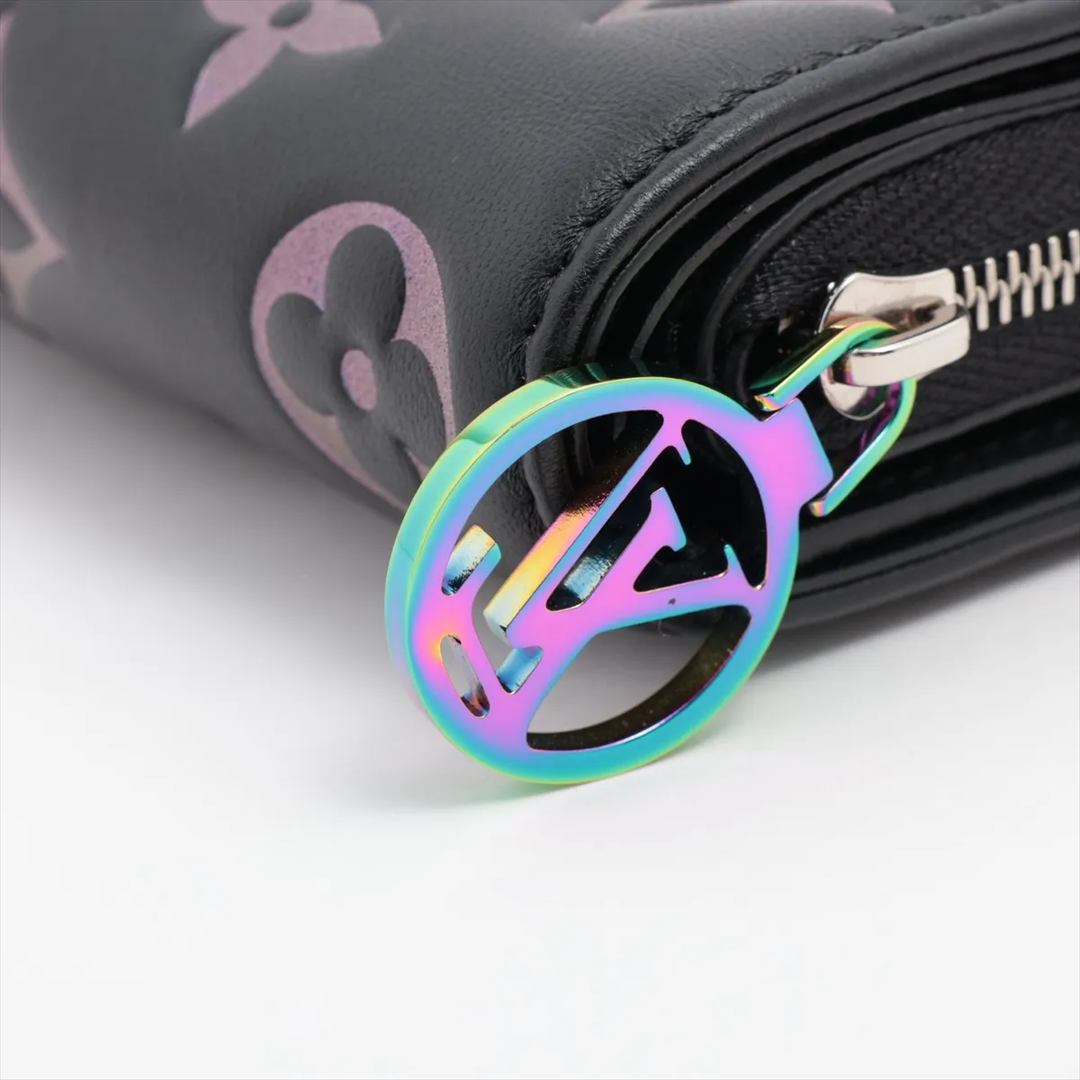 Monogram Empreinte Portefeuille Lou M82767 Noir Compact Wallet (RFID detected) — view 9