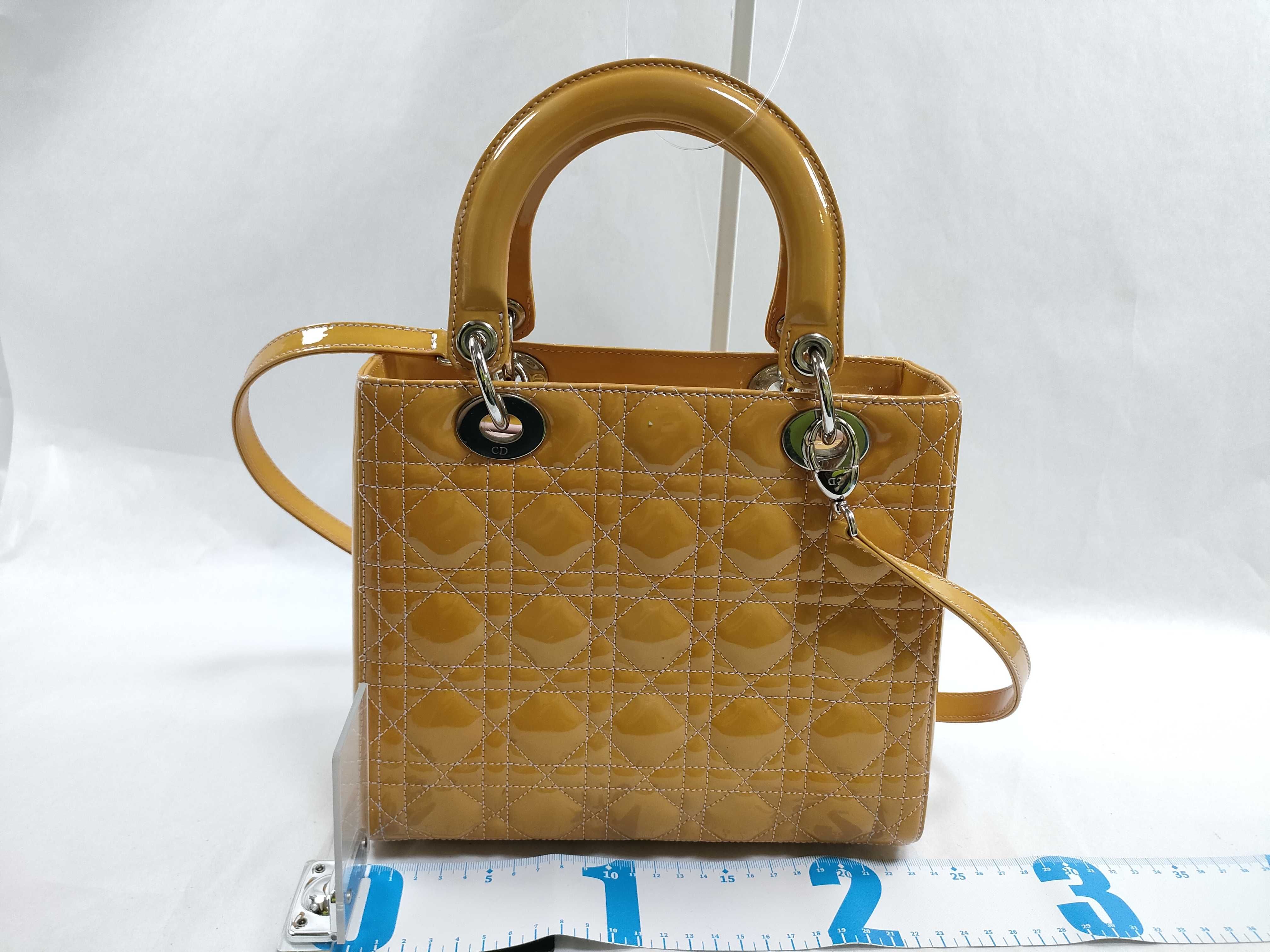 Lady Dior Enamel Handbag with ST (Model 14-MA-0110) — view 2