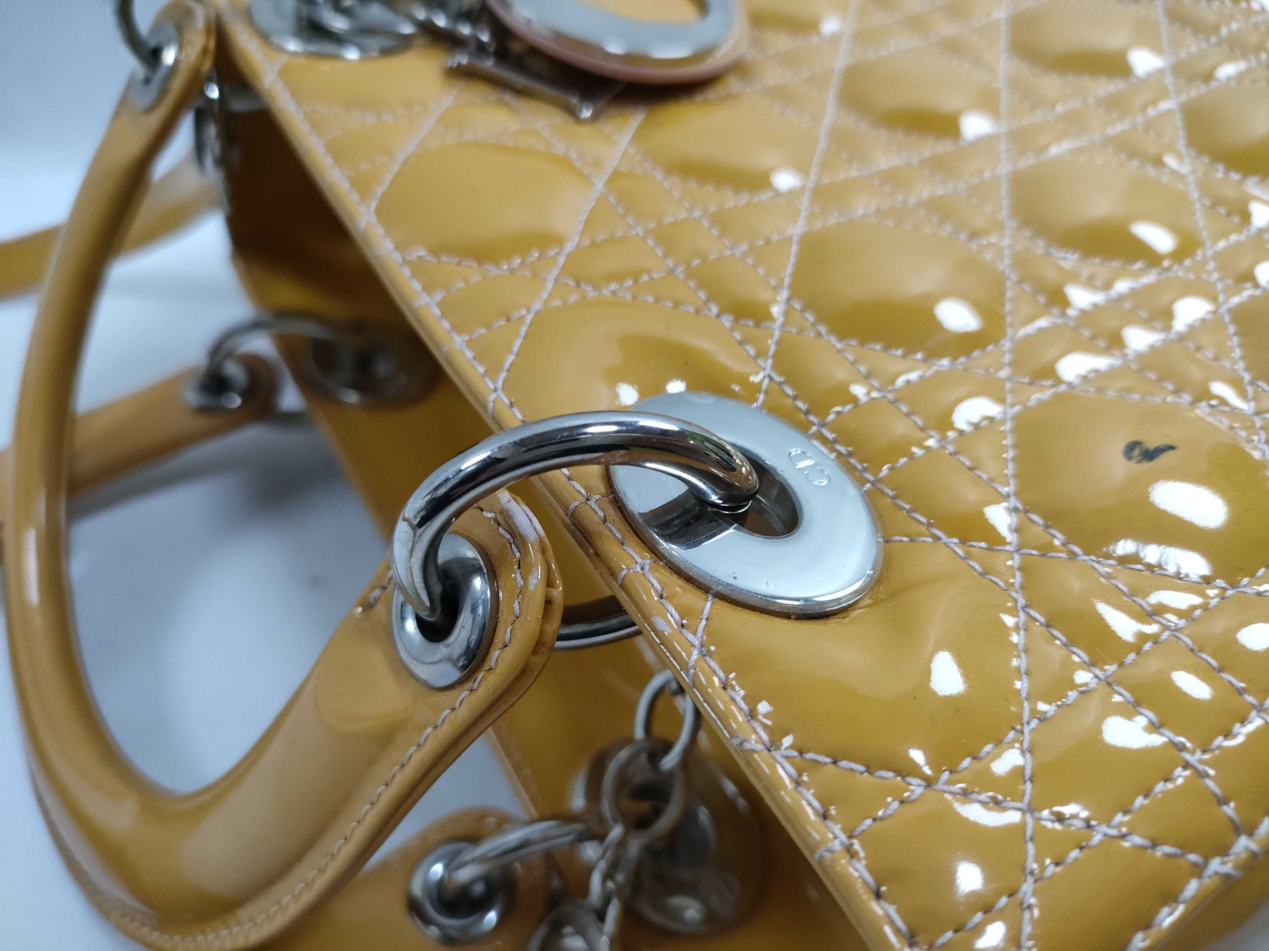Lady Dior Enamel Handbag with ST (Model 14-MA-0110) — view 6