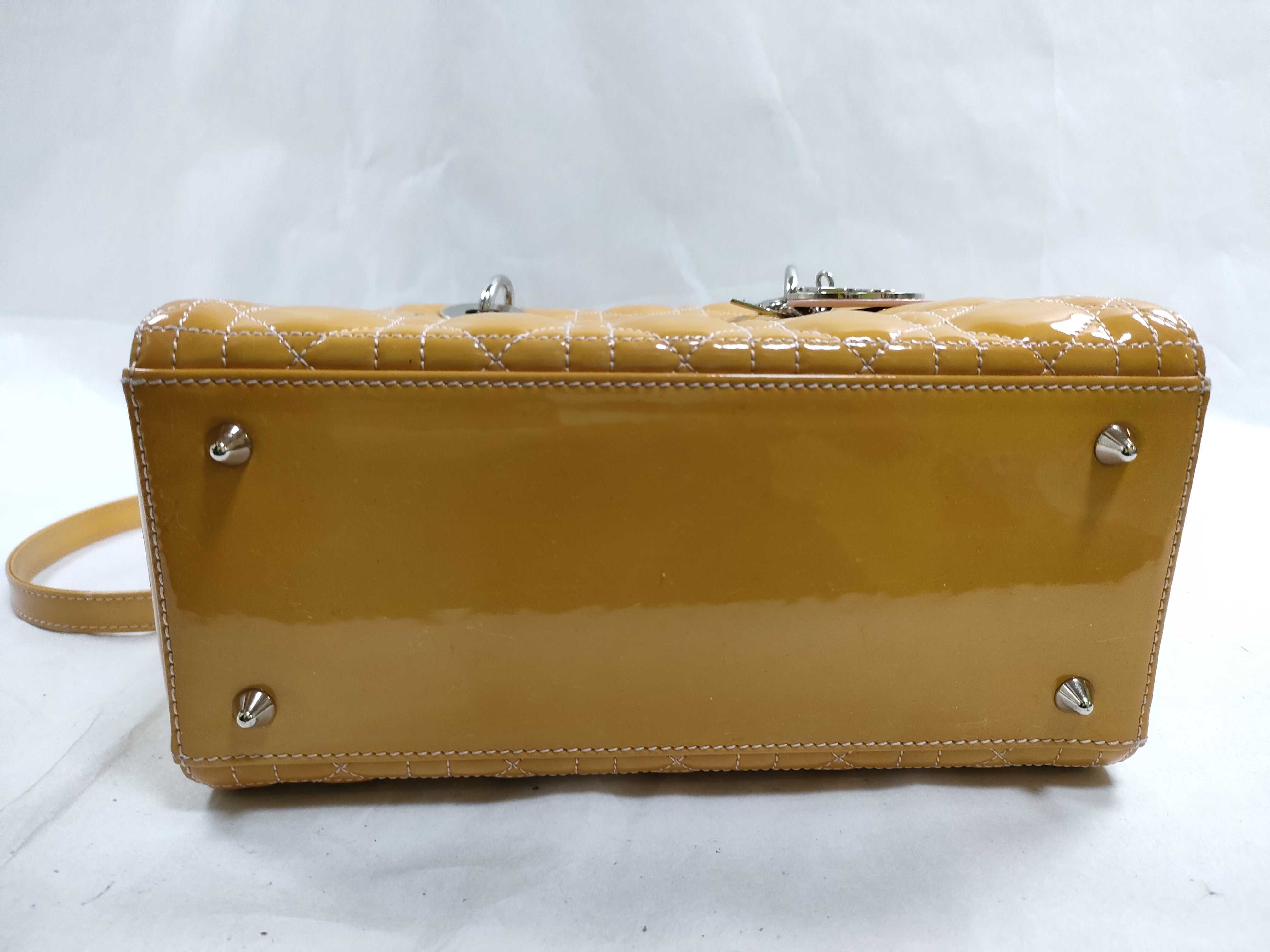 Lady Dior Enamel Handbag with ST (Model 14-MA-0110) — view 8