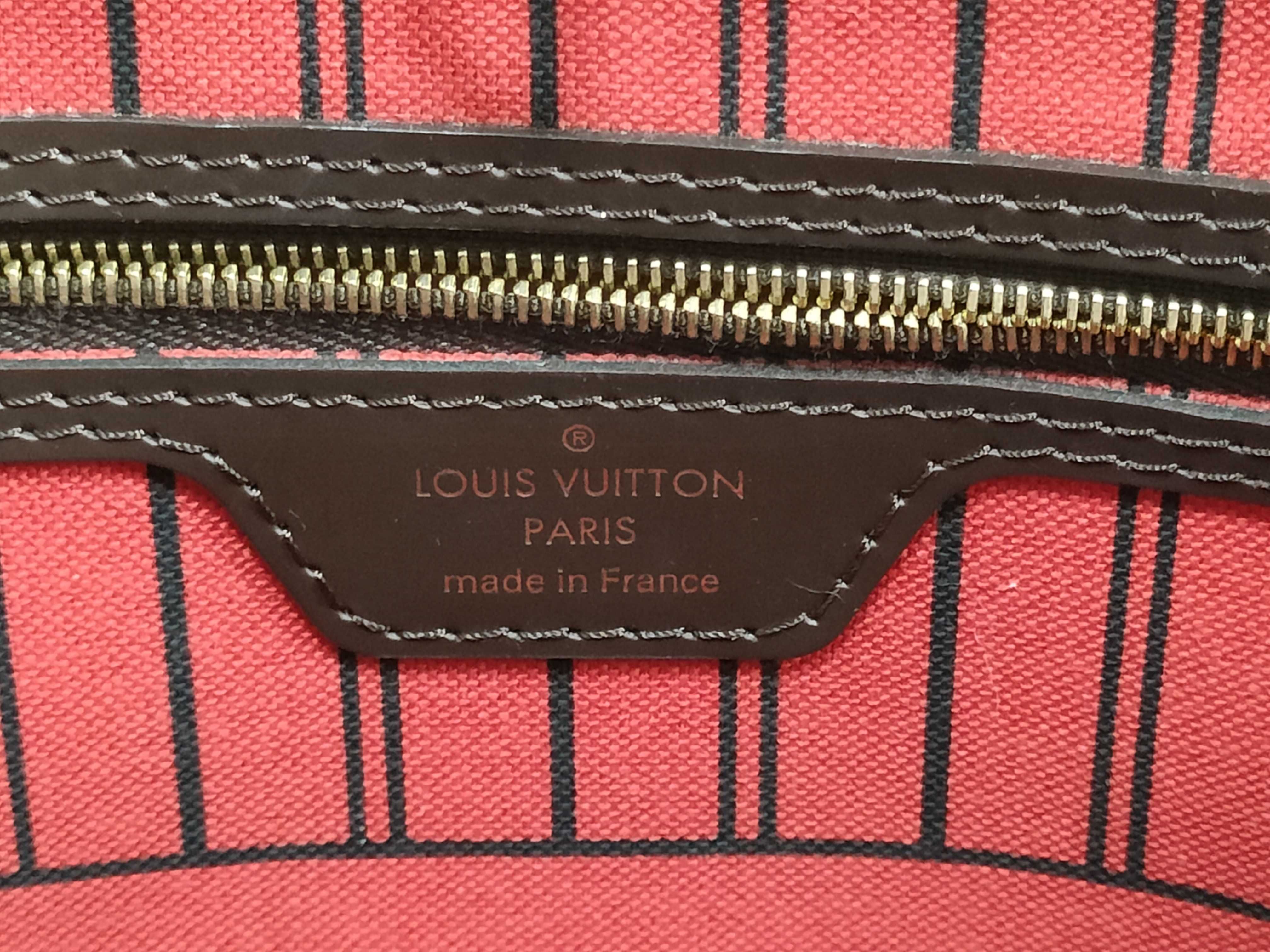 Damier LV Damier Neverfull MM N51105 AR4129 Tote Bag — view 11