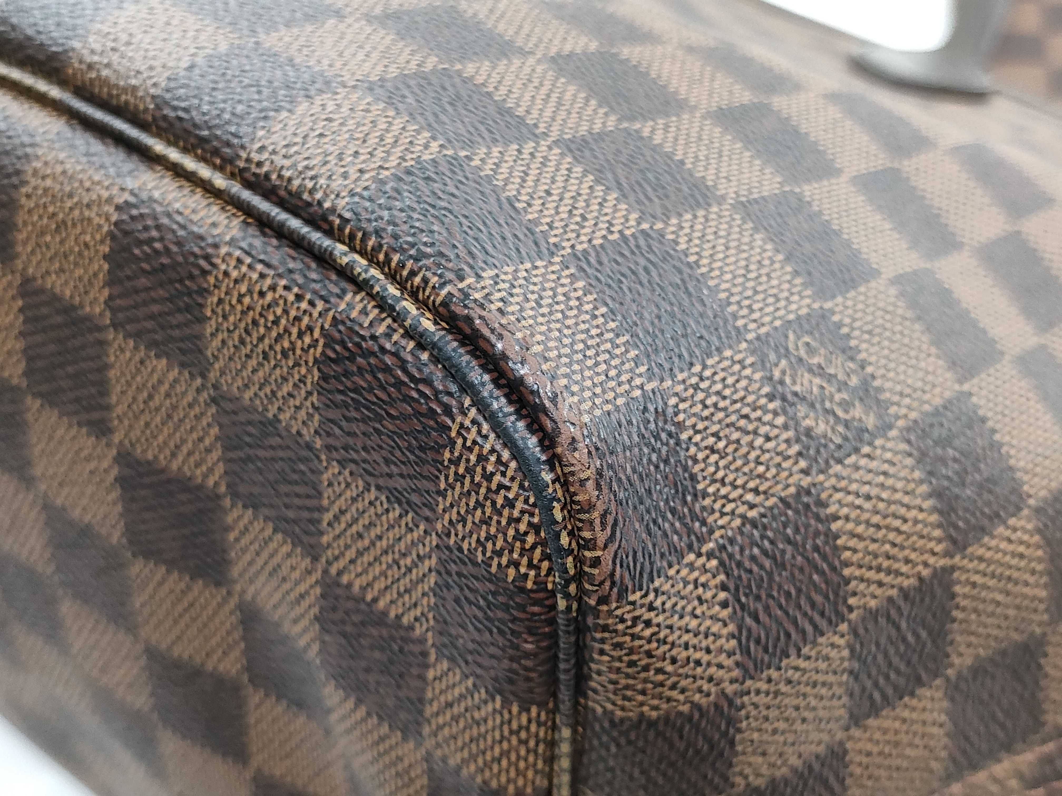 Damier LV Damier Neverfull MM N51105 AR4129 Tote Bag — view 7