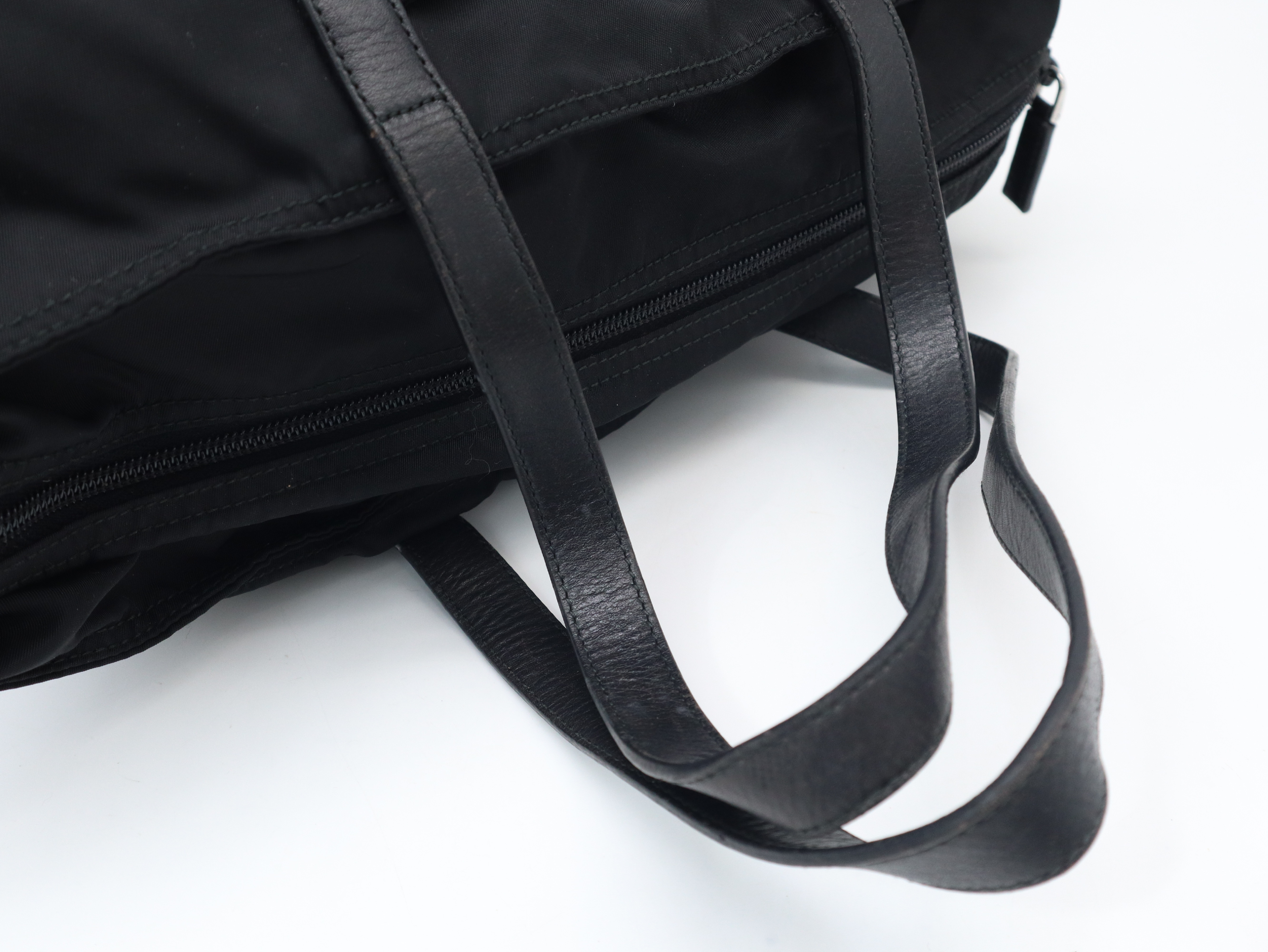 Nylon Black Tote Bag — view 6