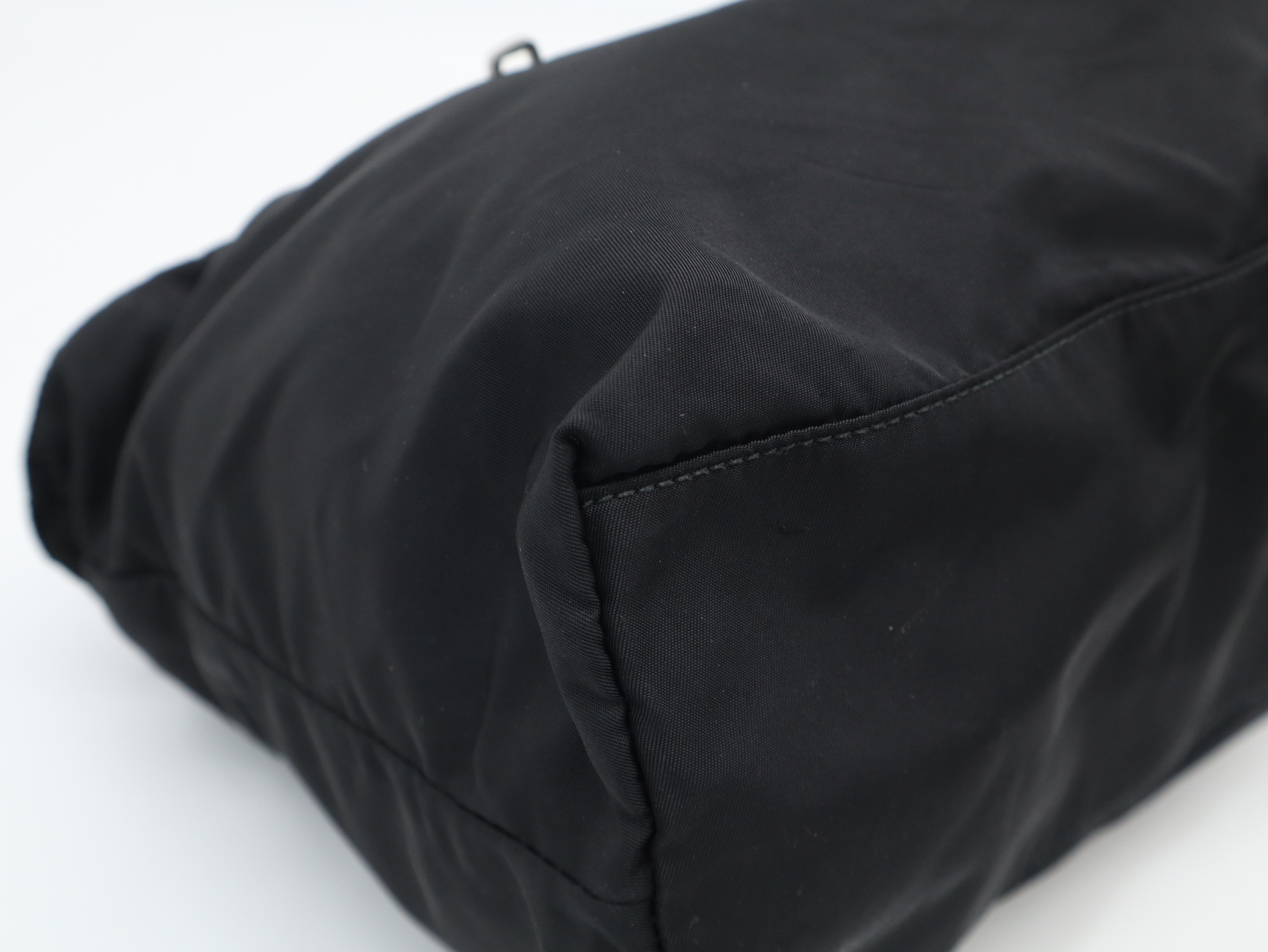 Nylon Black Tote Bag — view 7