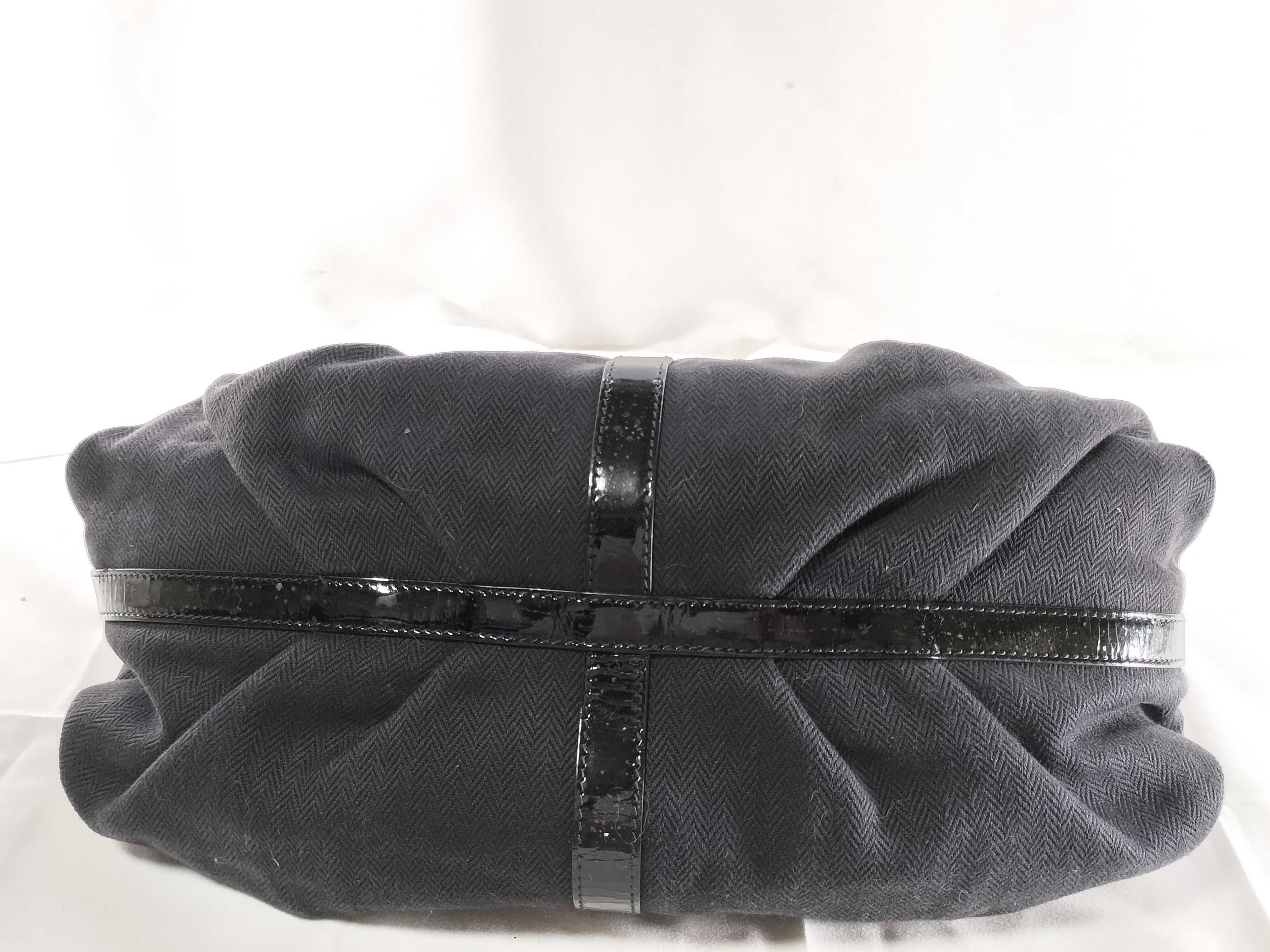 Chandra Leather x Canvas Handbag — view 6