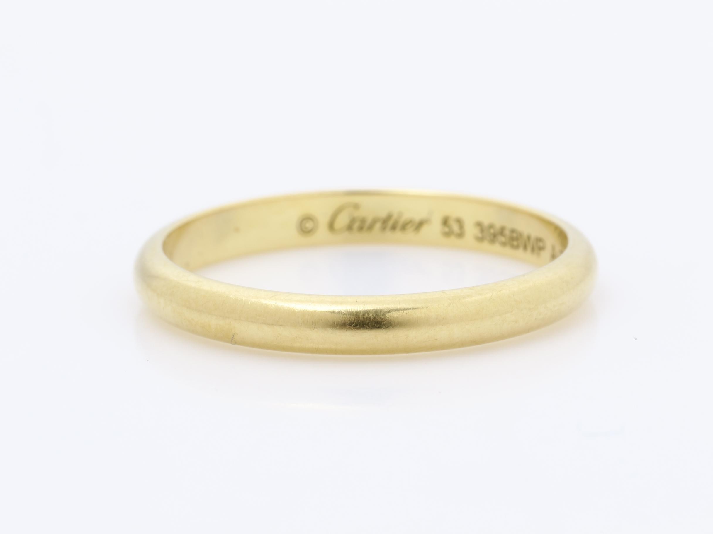 1985 Wedding Band 750 YG 2.35g #53