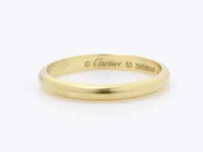 1985 Wedding Band 750 YG 2.35g #53