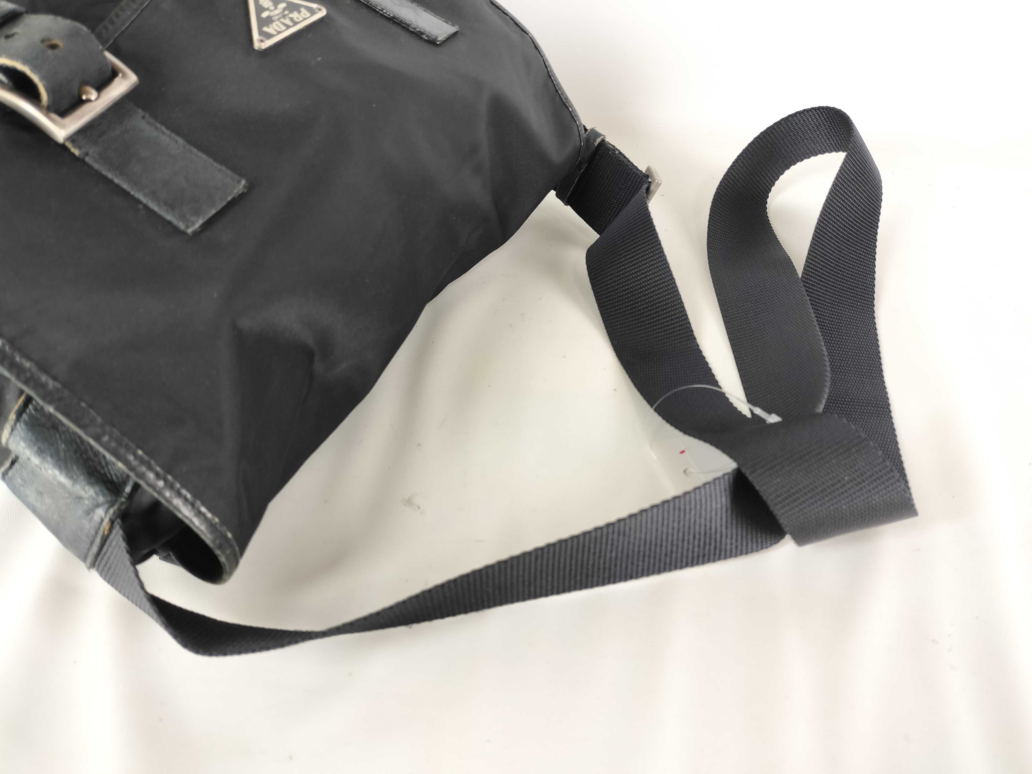 Nylon Messenger Shoulder Bag — view 7