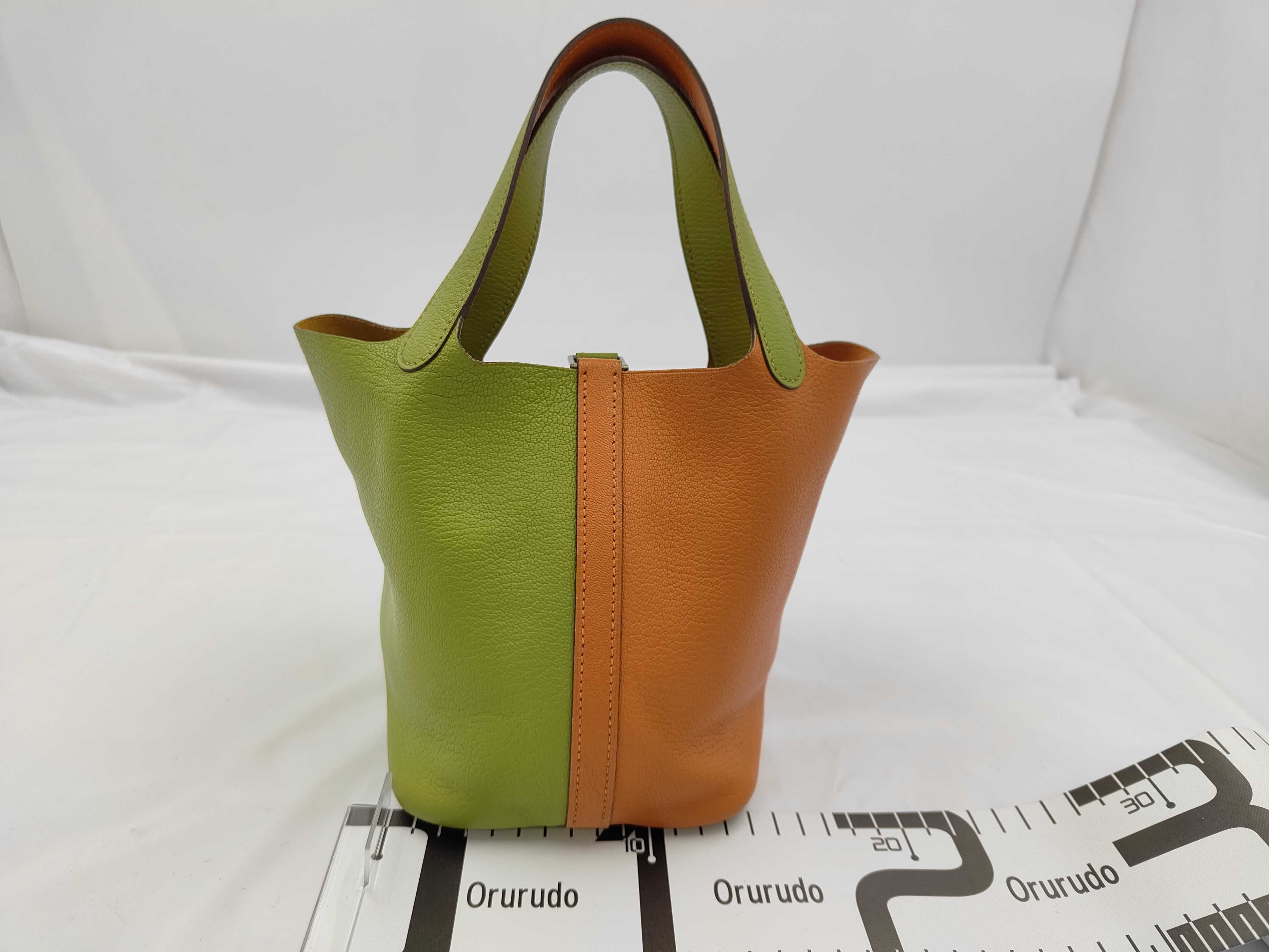Picotin PM Bicolor Handbag Tote Bag — view 2