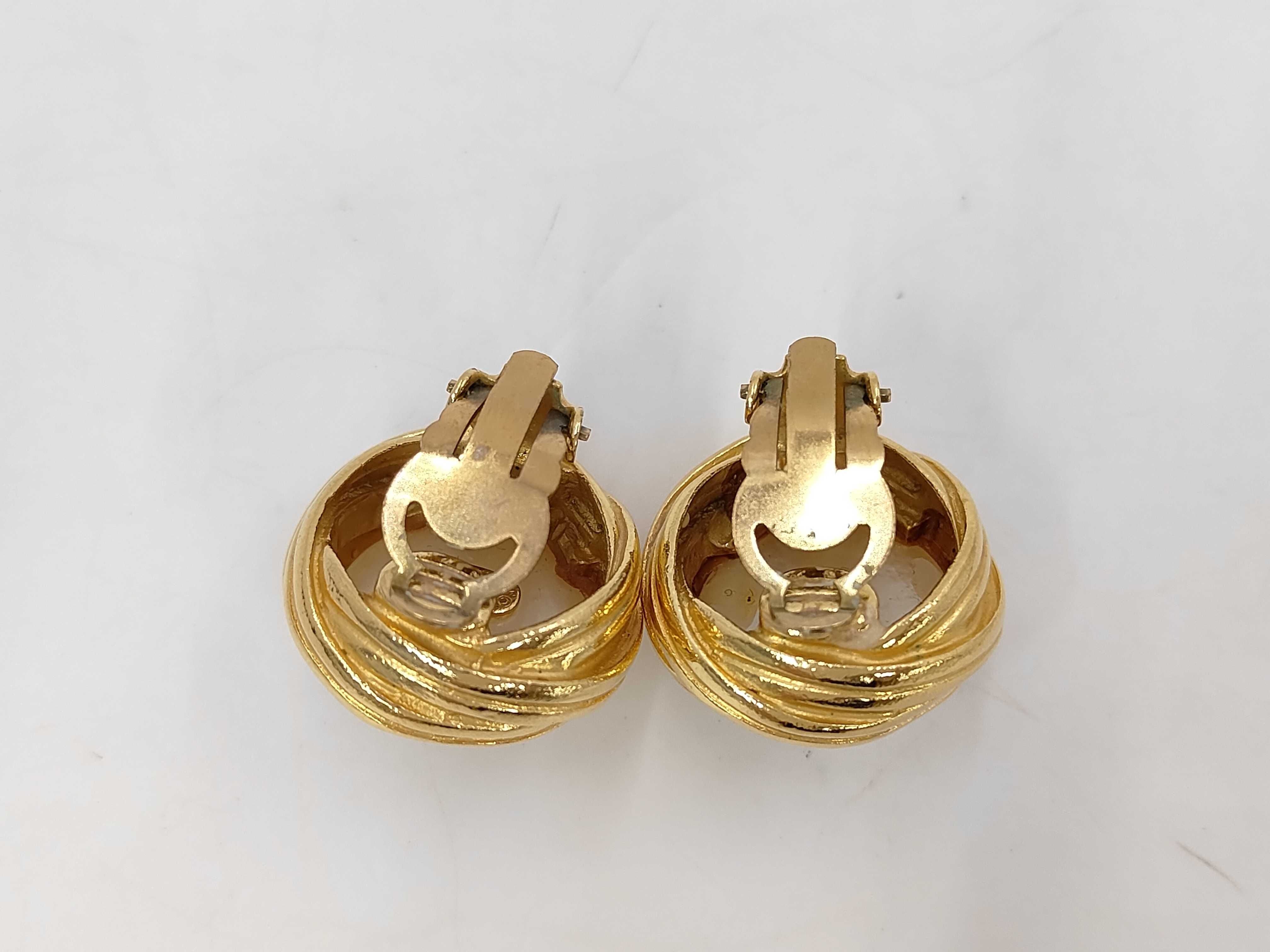 96 P Gold Earrings — view 2