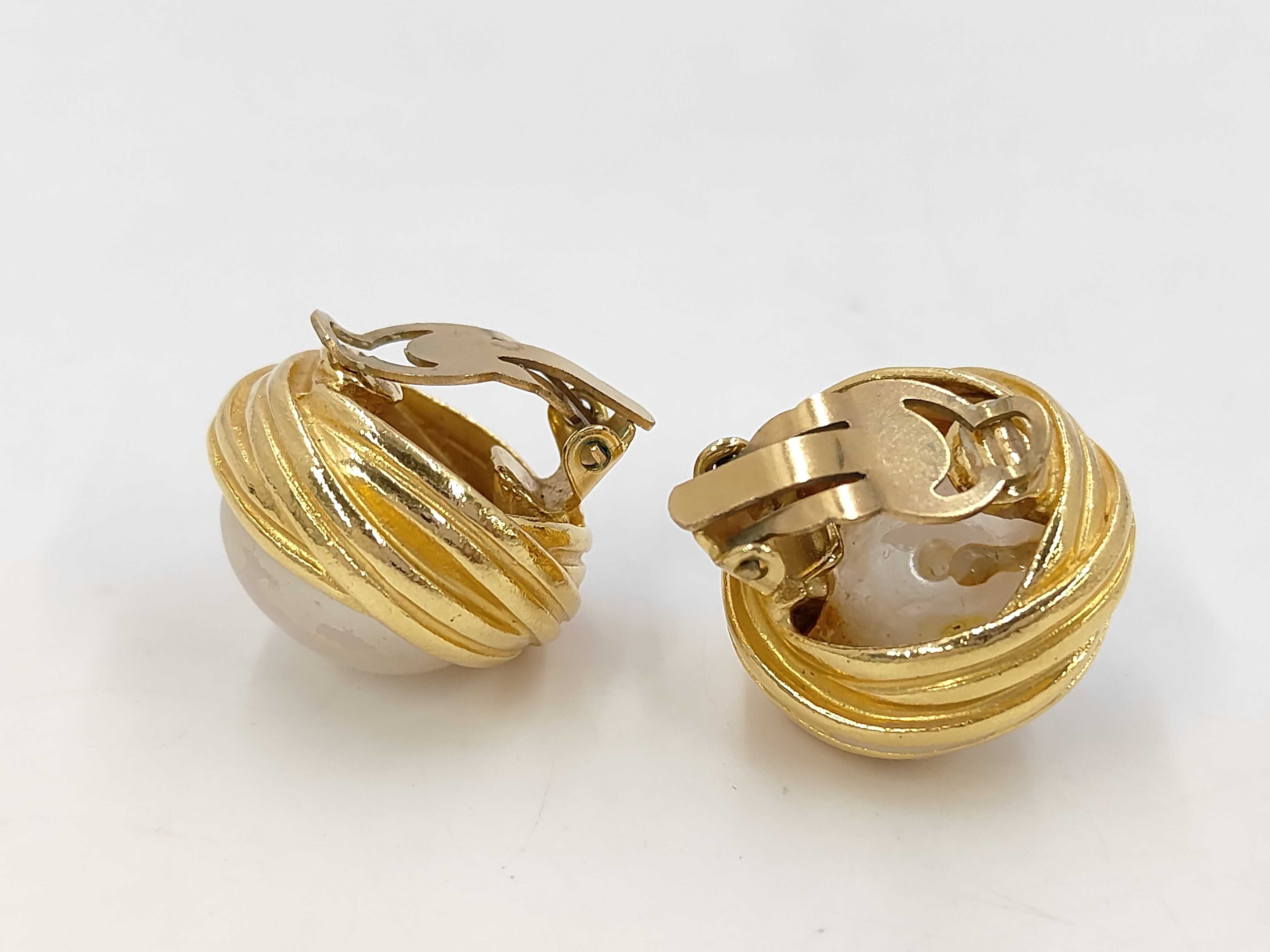96 P Gold Earrings — view 3