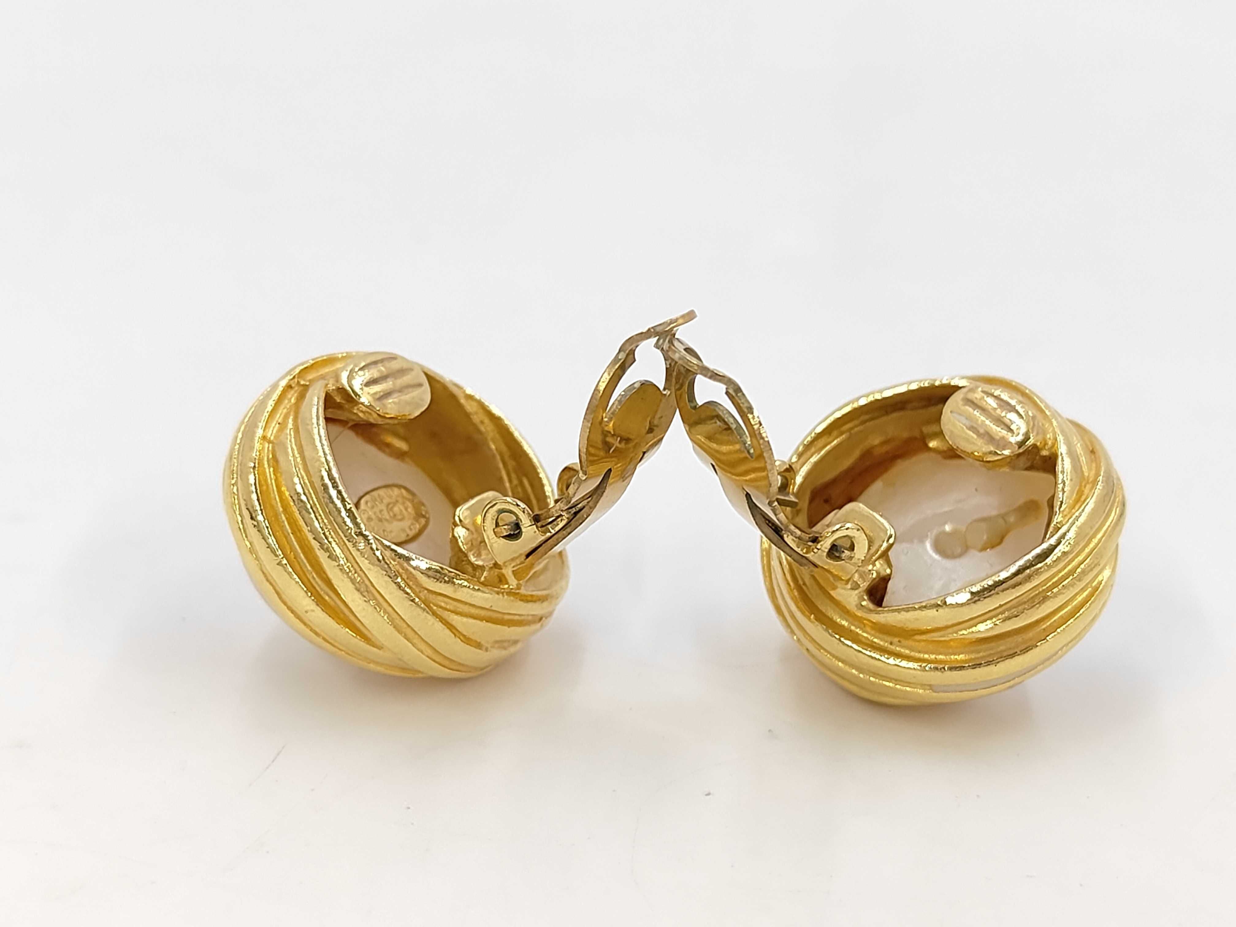 96 P Gold Earrings — view 4
