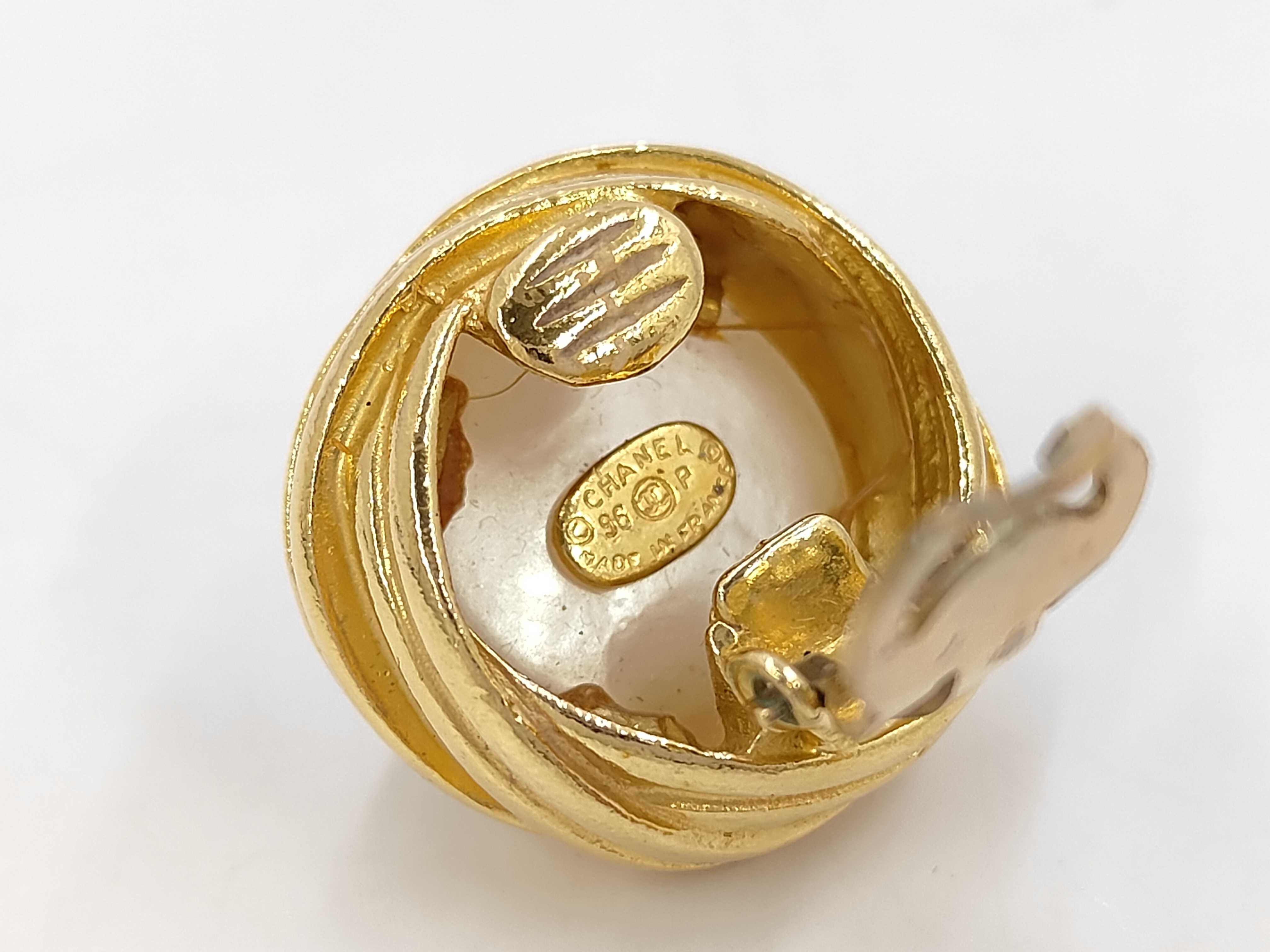 96 P Gold Earrings — view 5