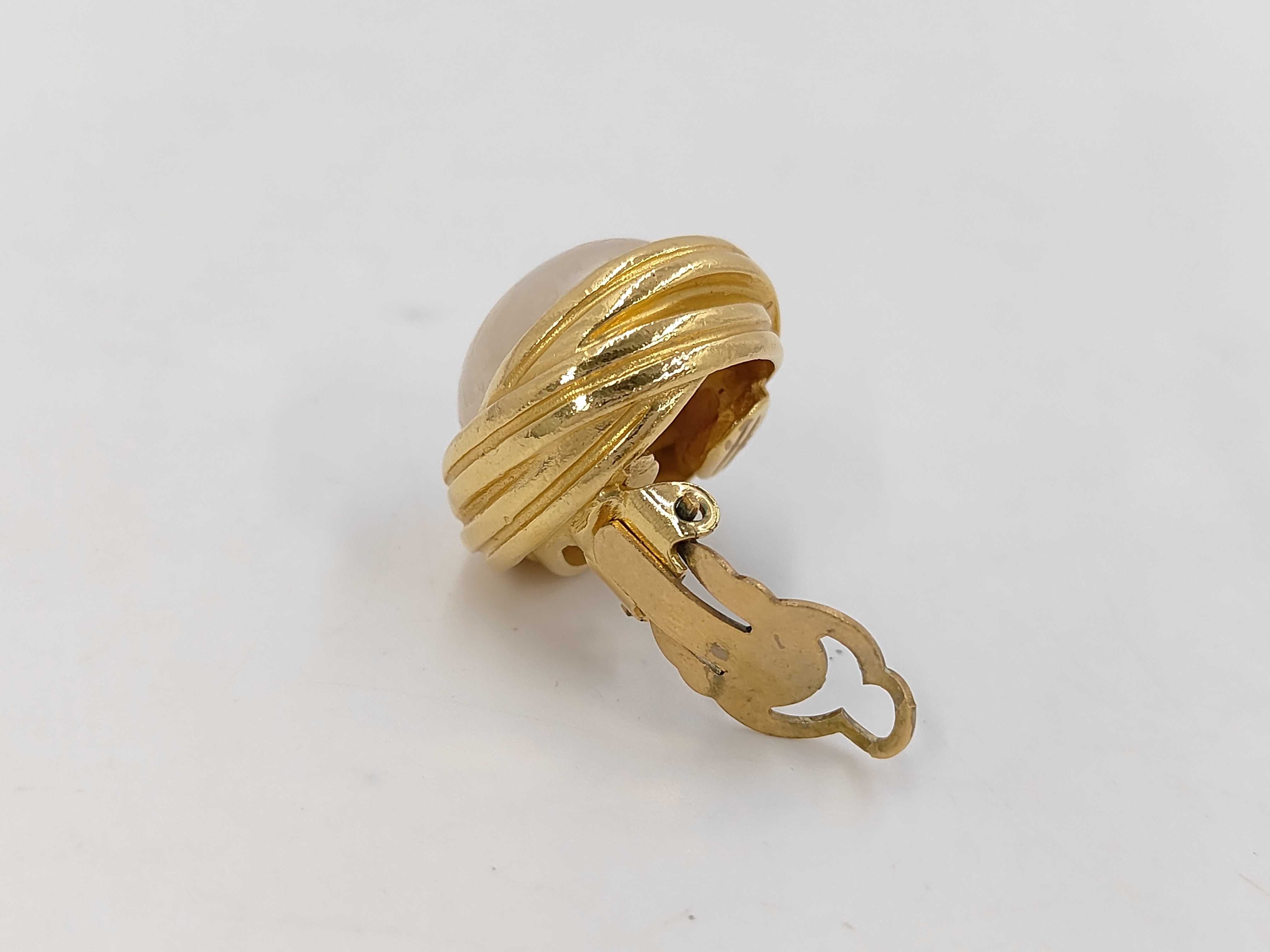 96 P Gold Earrings — view 6
