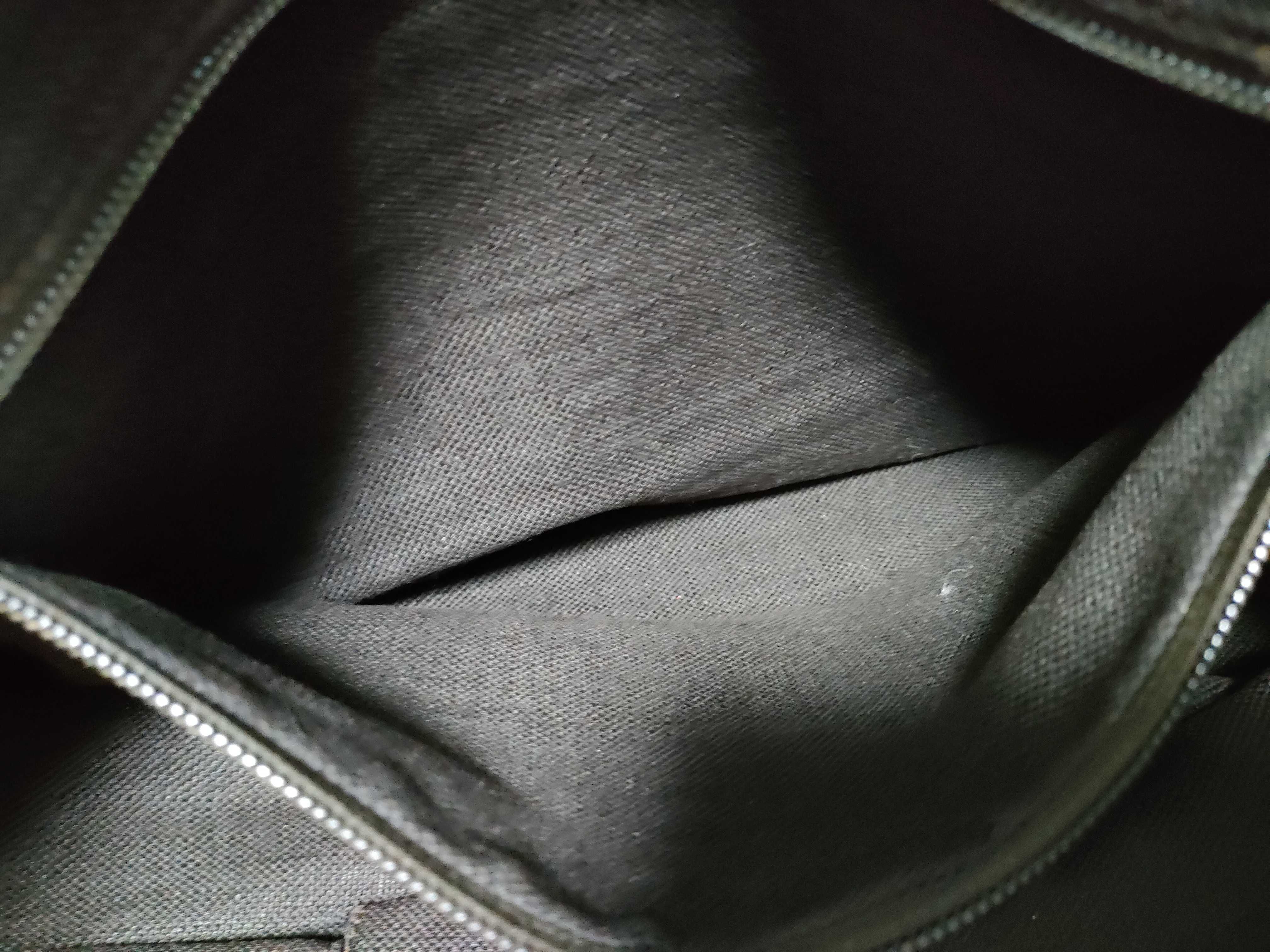 GG pattern satin tote bag, brown and gold tote bag — view 13