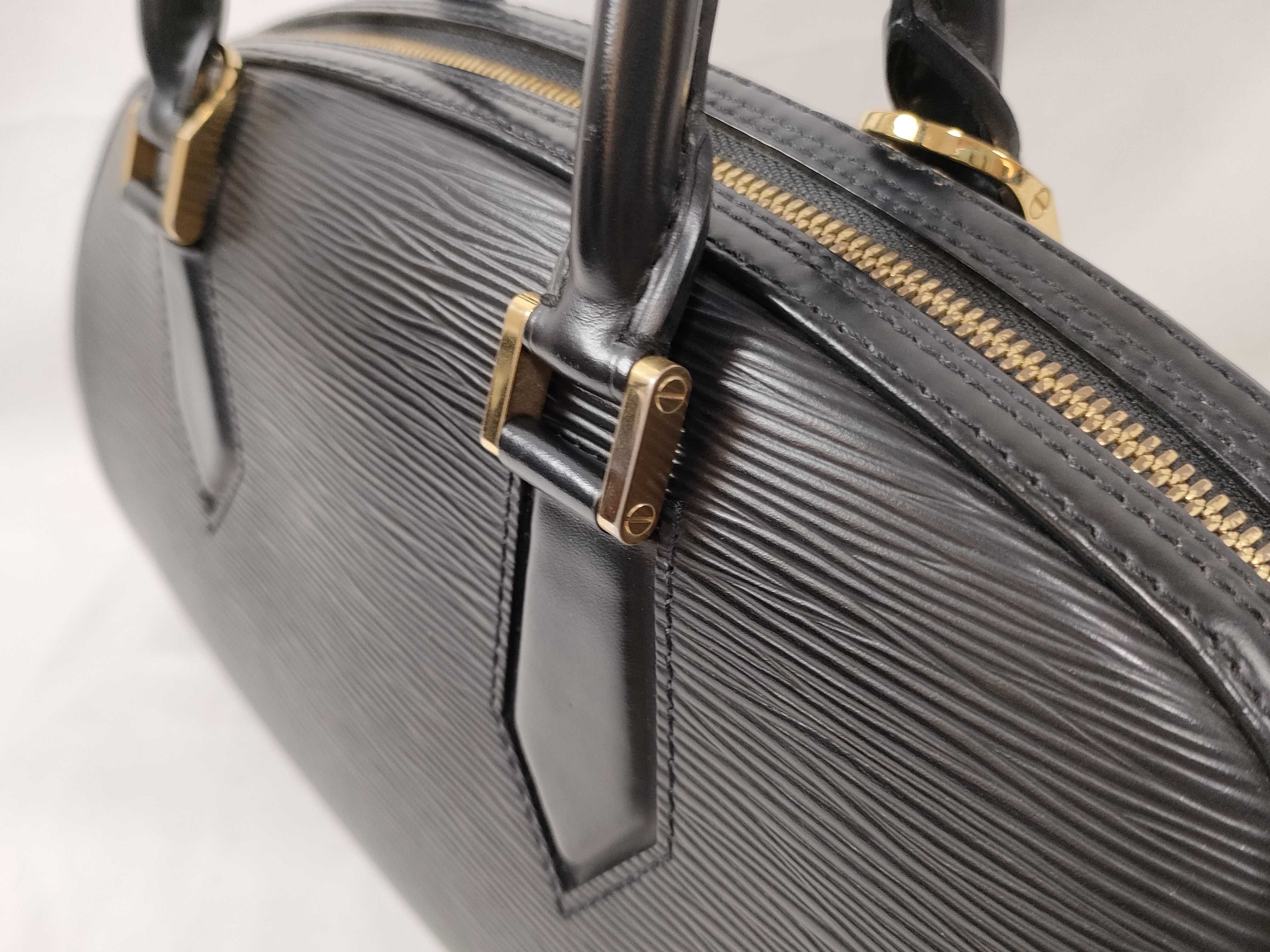 Epi Leather Jasmine Black Epi Leather Handbag — view 4