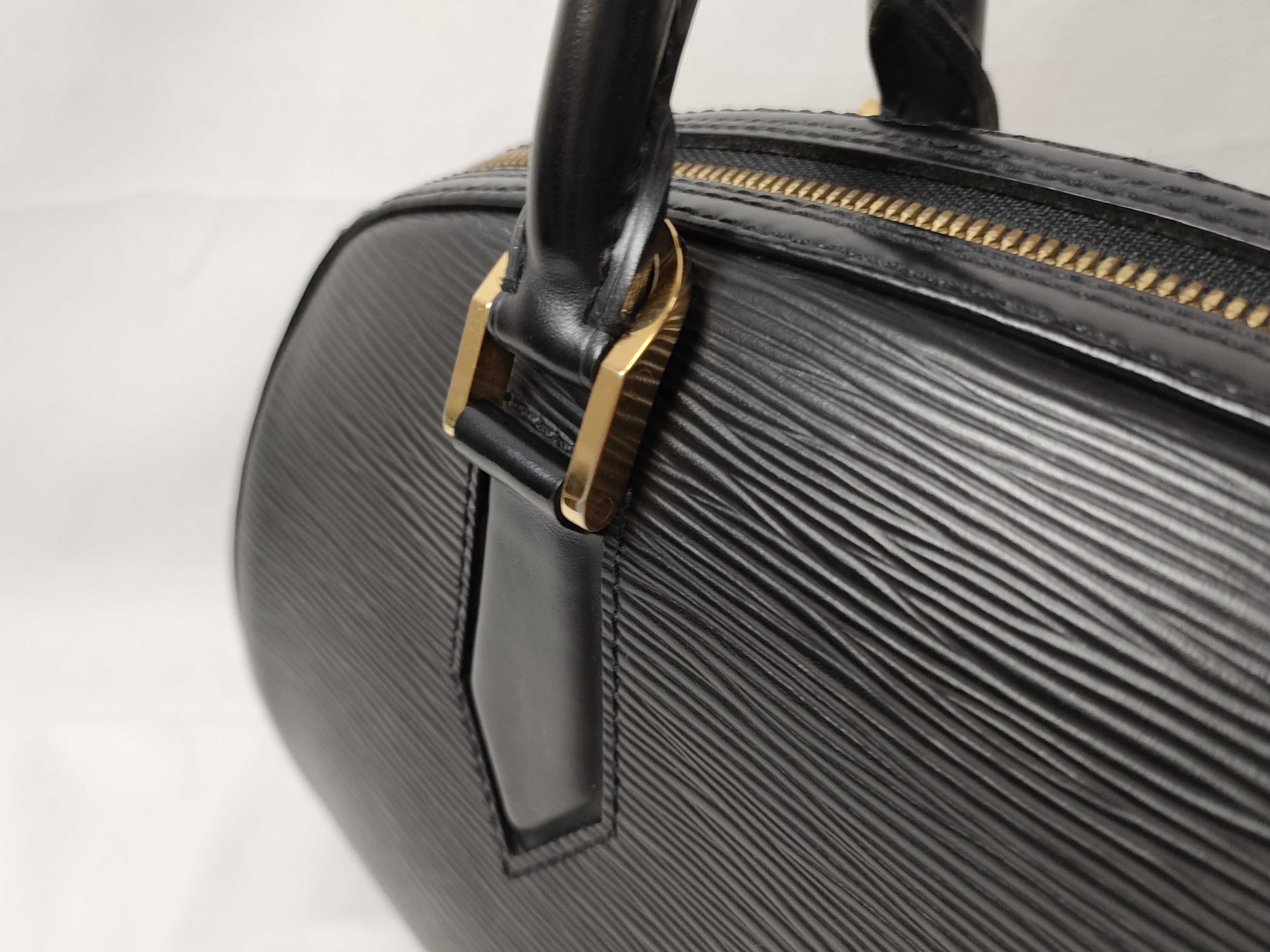 Epi Leather Jasmine Black Epi Leather Handbag — view 6