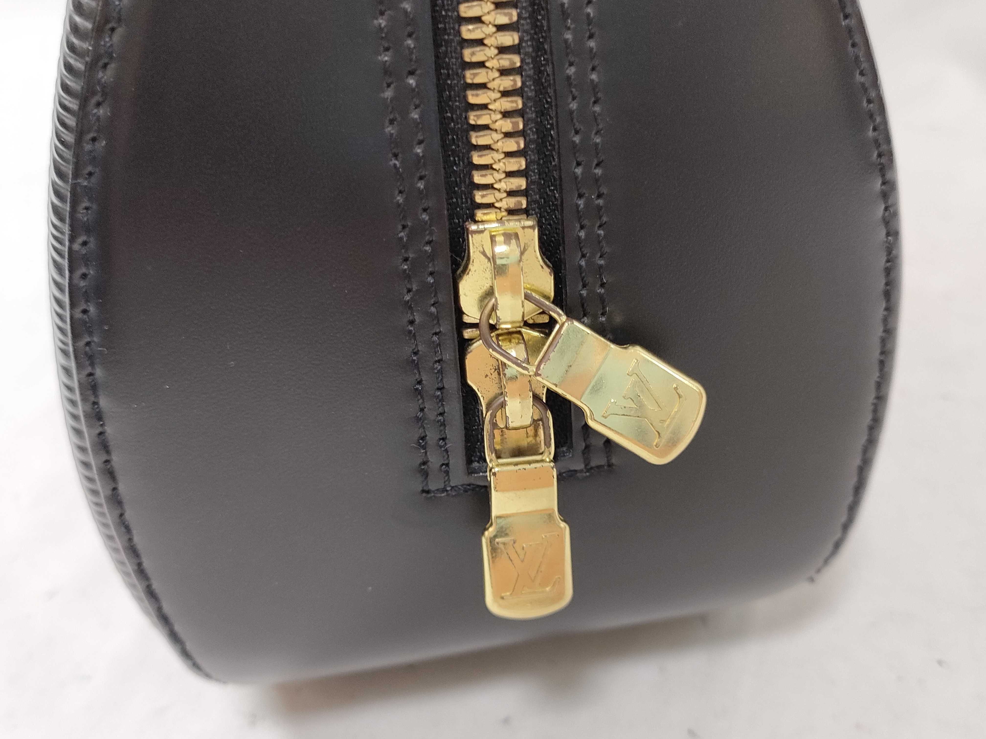 Epi Leather Jasmine Black Epi Leather Handbag — view 7