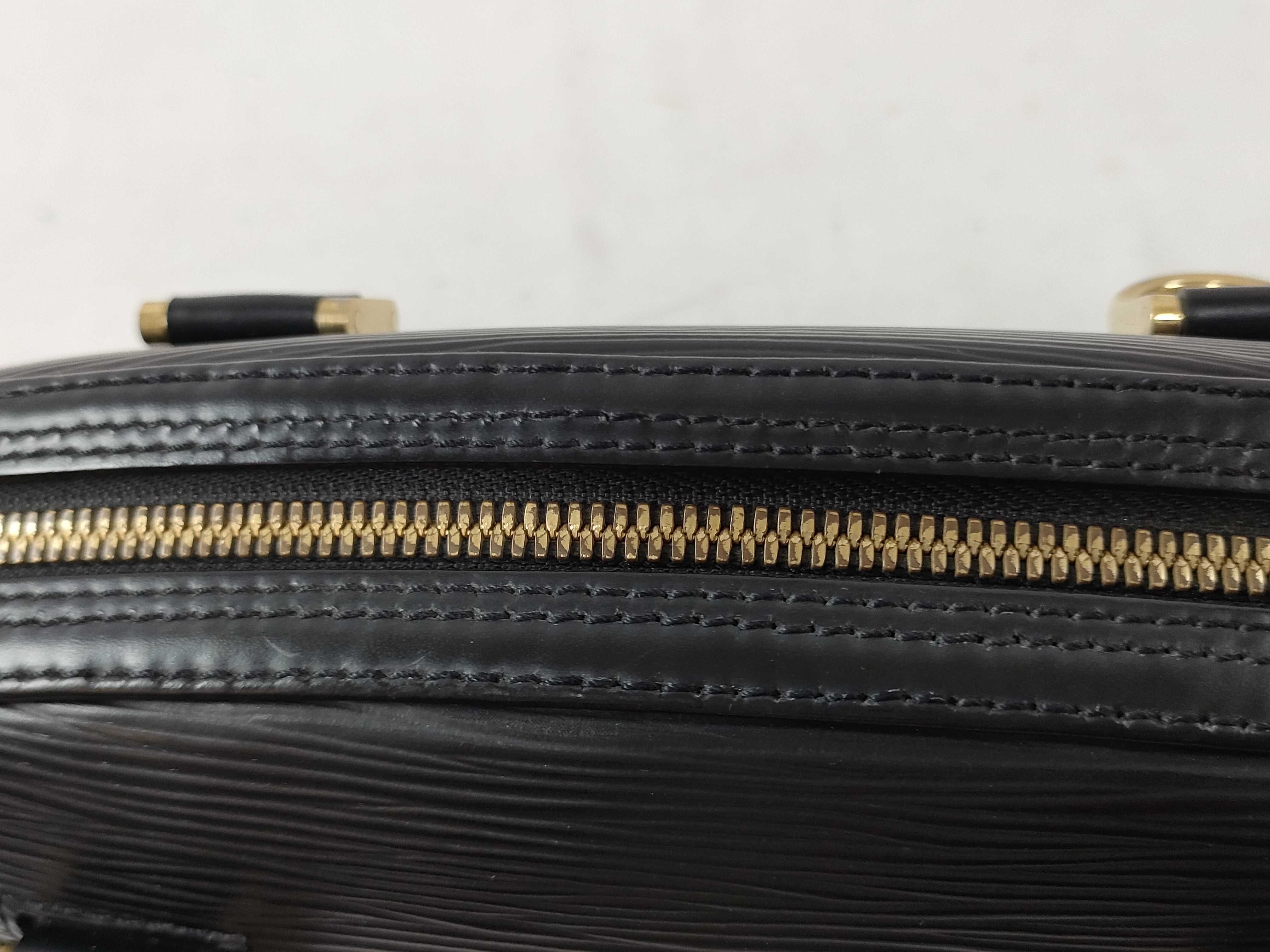 Epi Leather Jasmine Black Epi Leather Handbag — view 10