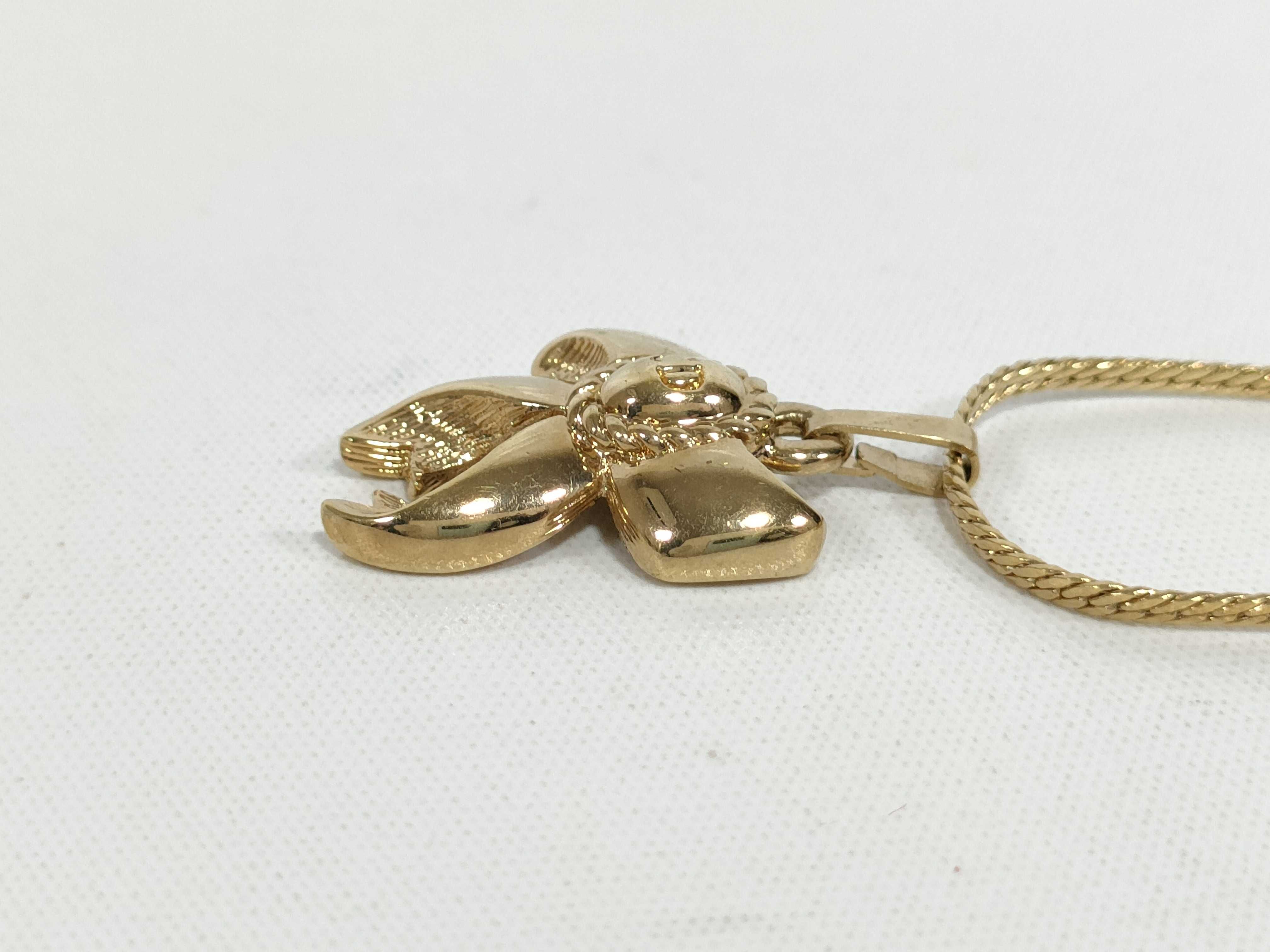 Gold Logo Necklace — view 4