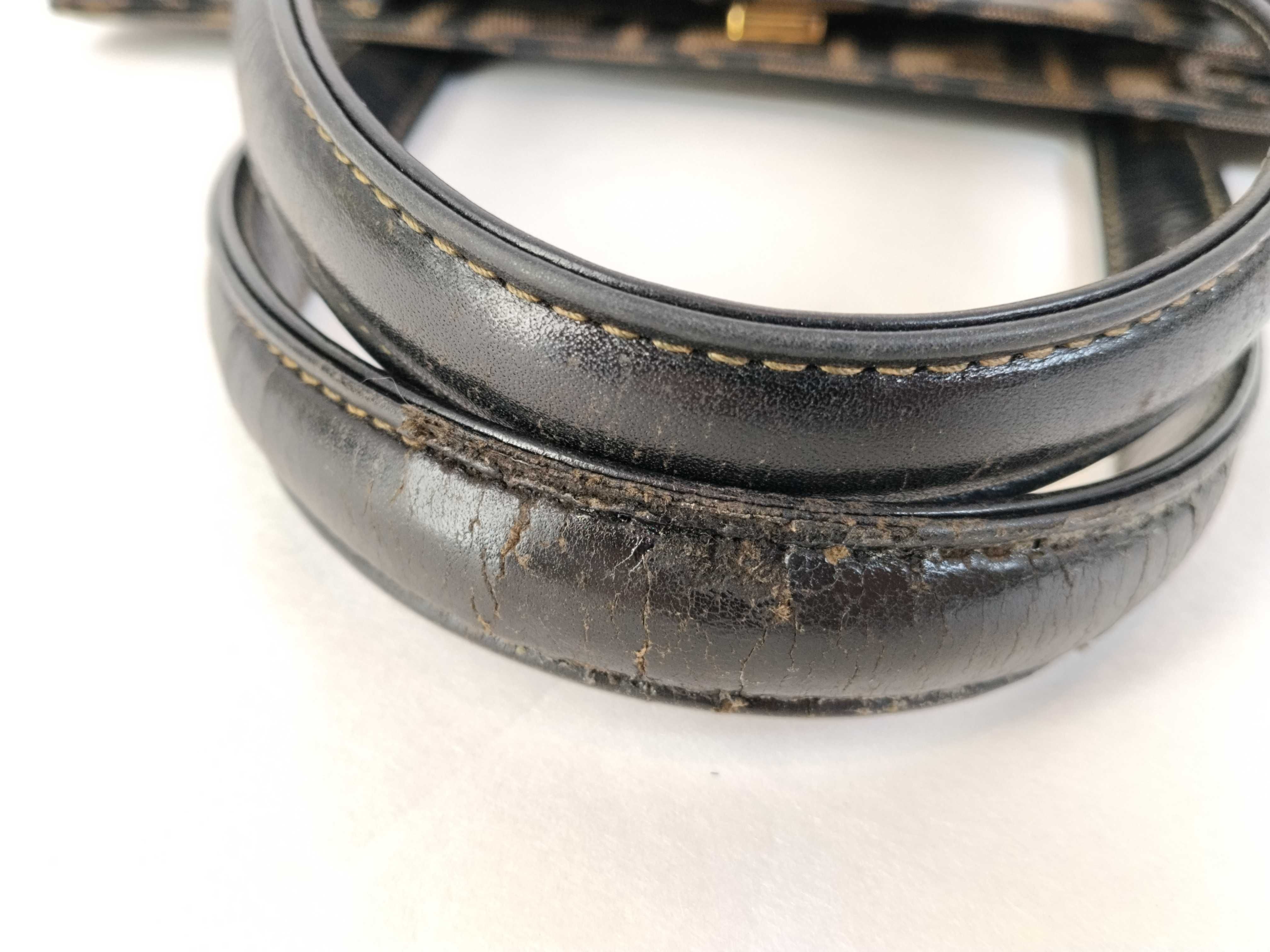 Zucca pattern Zucca leather x canvas handbag — view 4