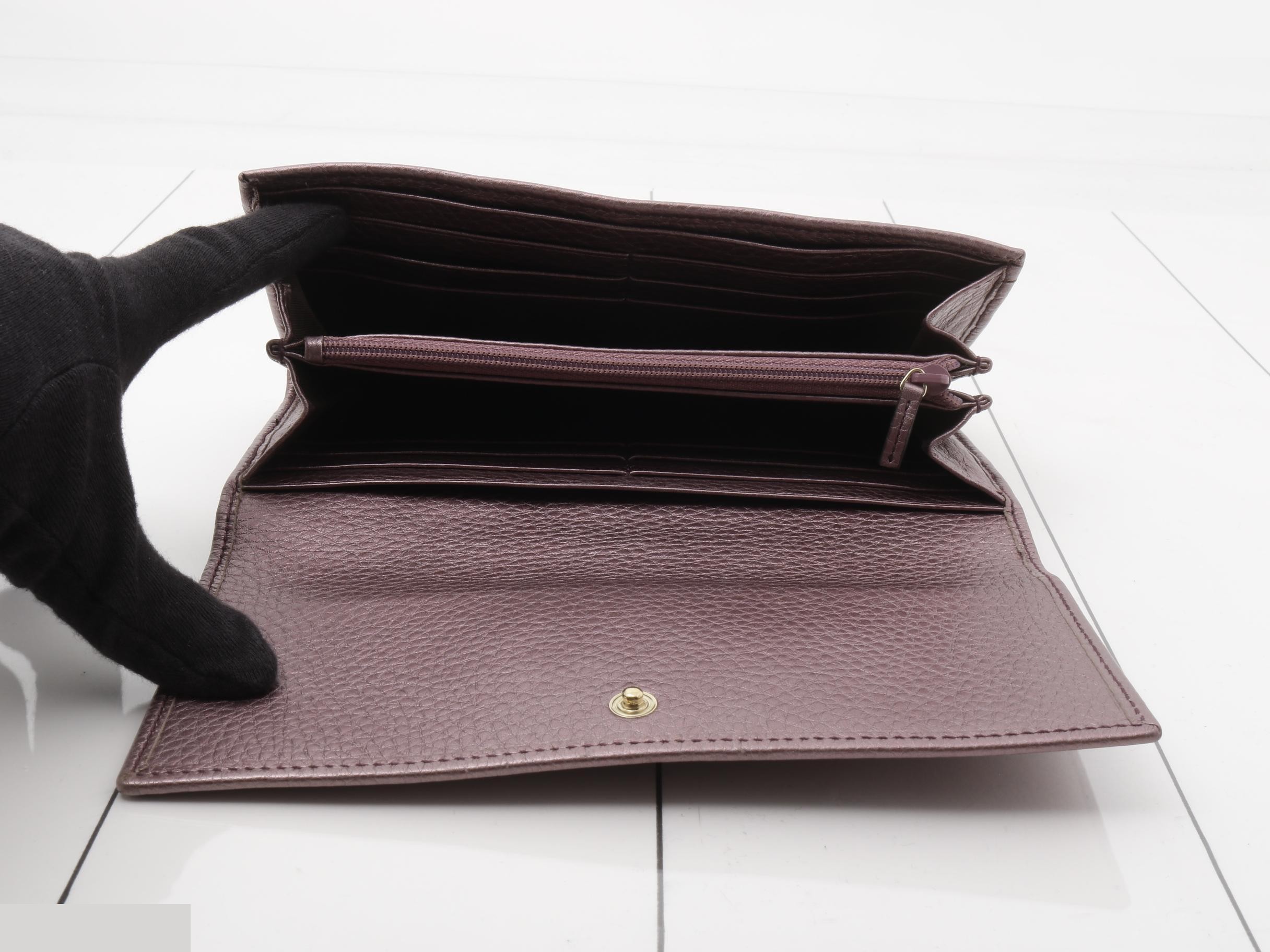 282414 Soho Interlocking G Long Wallet — view 4
