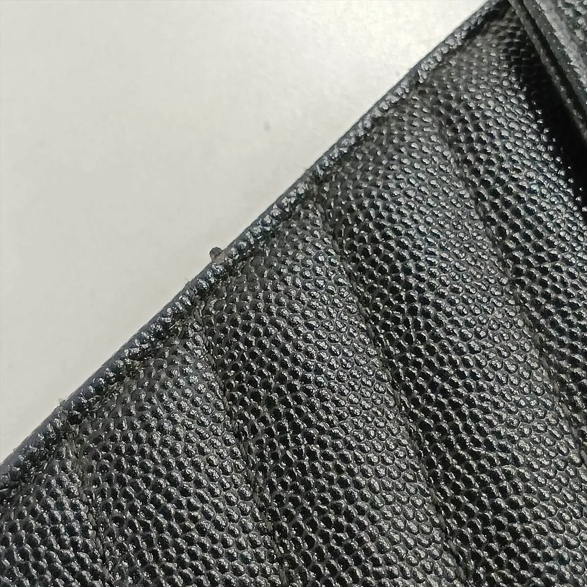 Cassandra Leather Chain Wallet, Black, 377828 — view 11