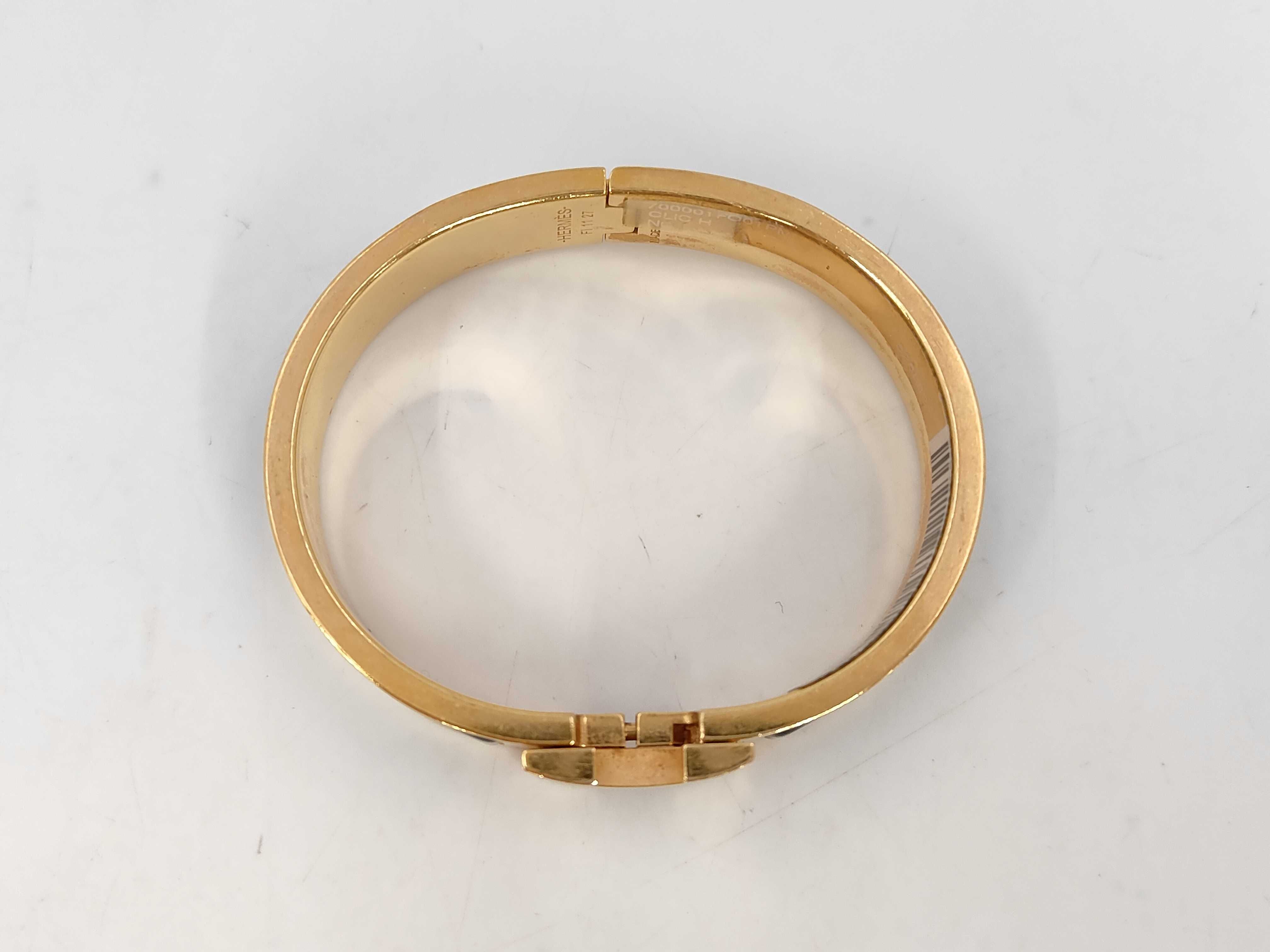 GP Hardware Black Click H Bracelet/Bangle — view 2
