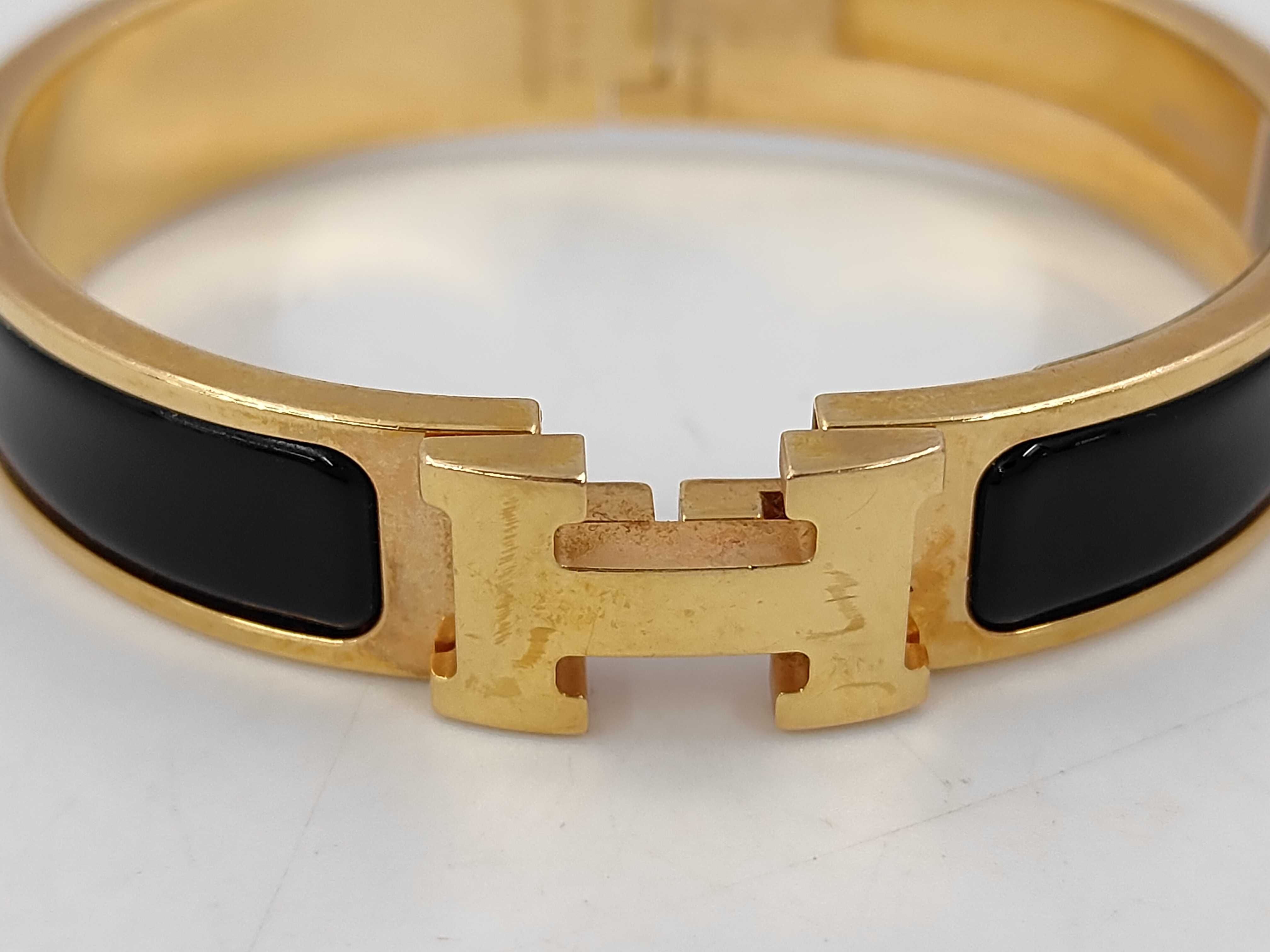 GP Hardware Black Click H Bracelet/Bangle — view 4