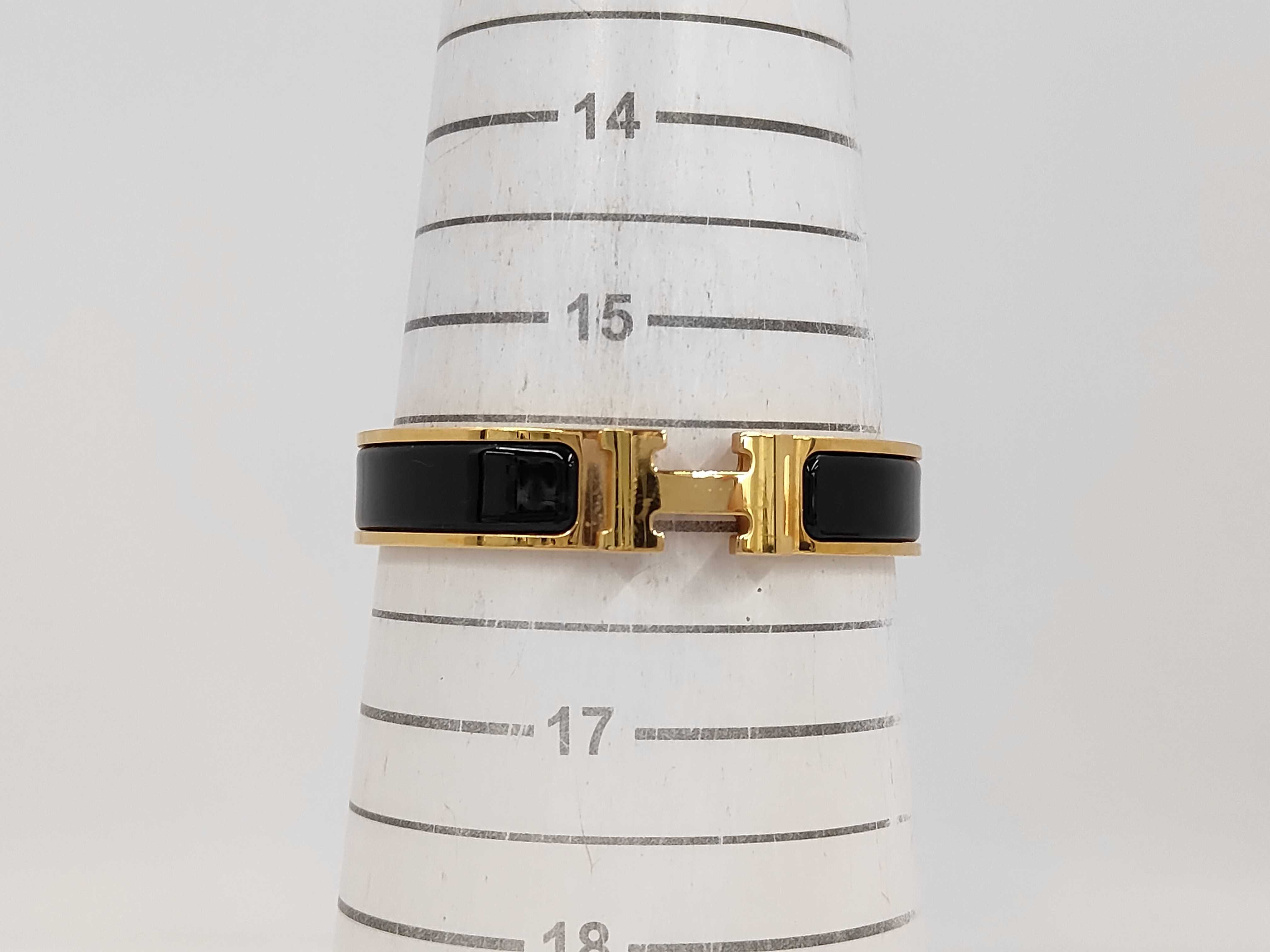 GP Hardware Black Click H Bracelet/Bangle — view 7