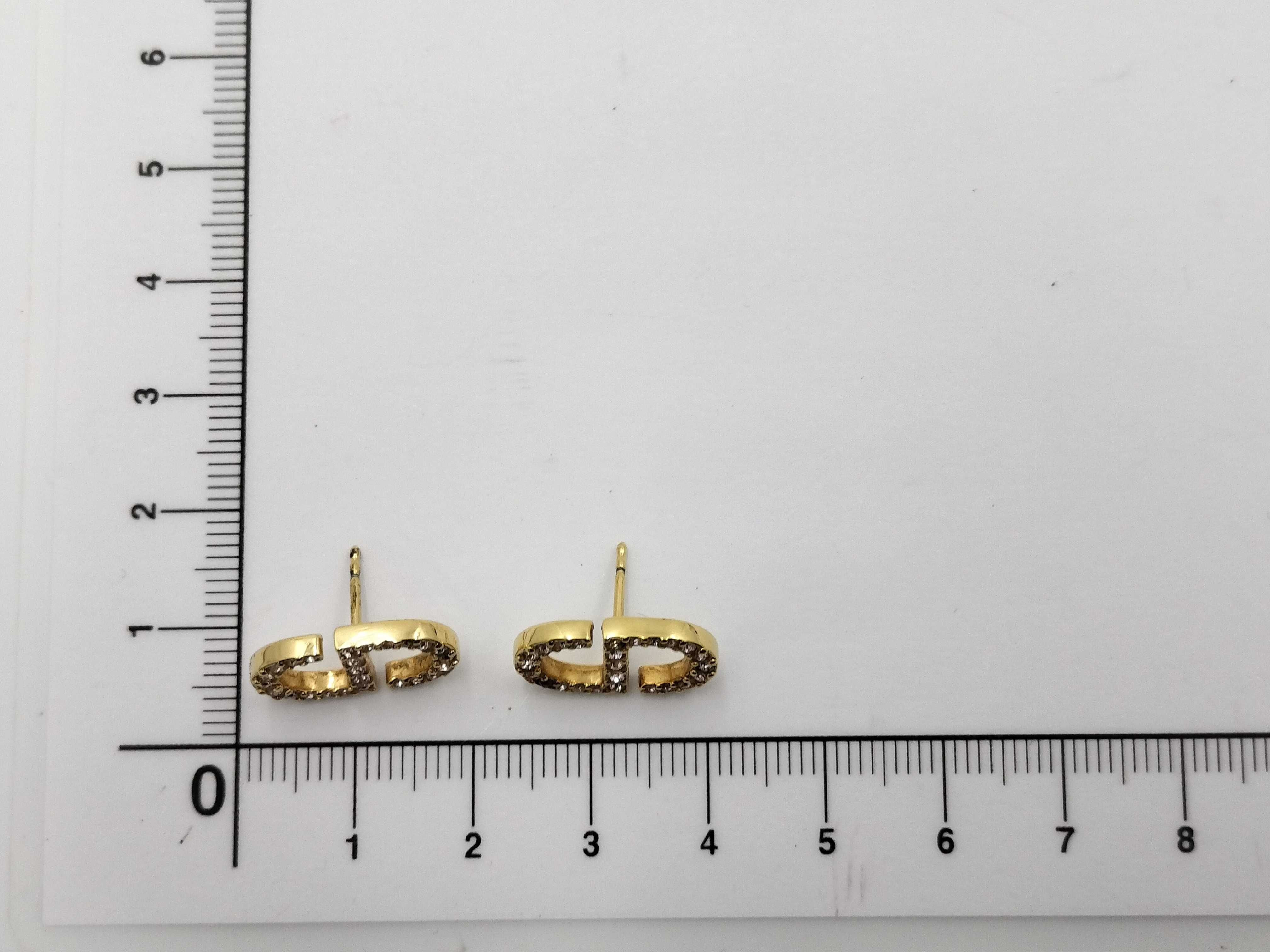 CD/Rhinestone Earrings — view 9