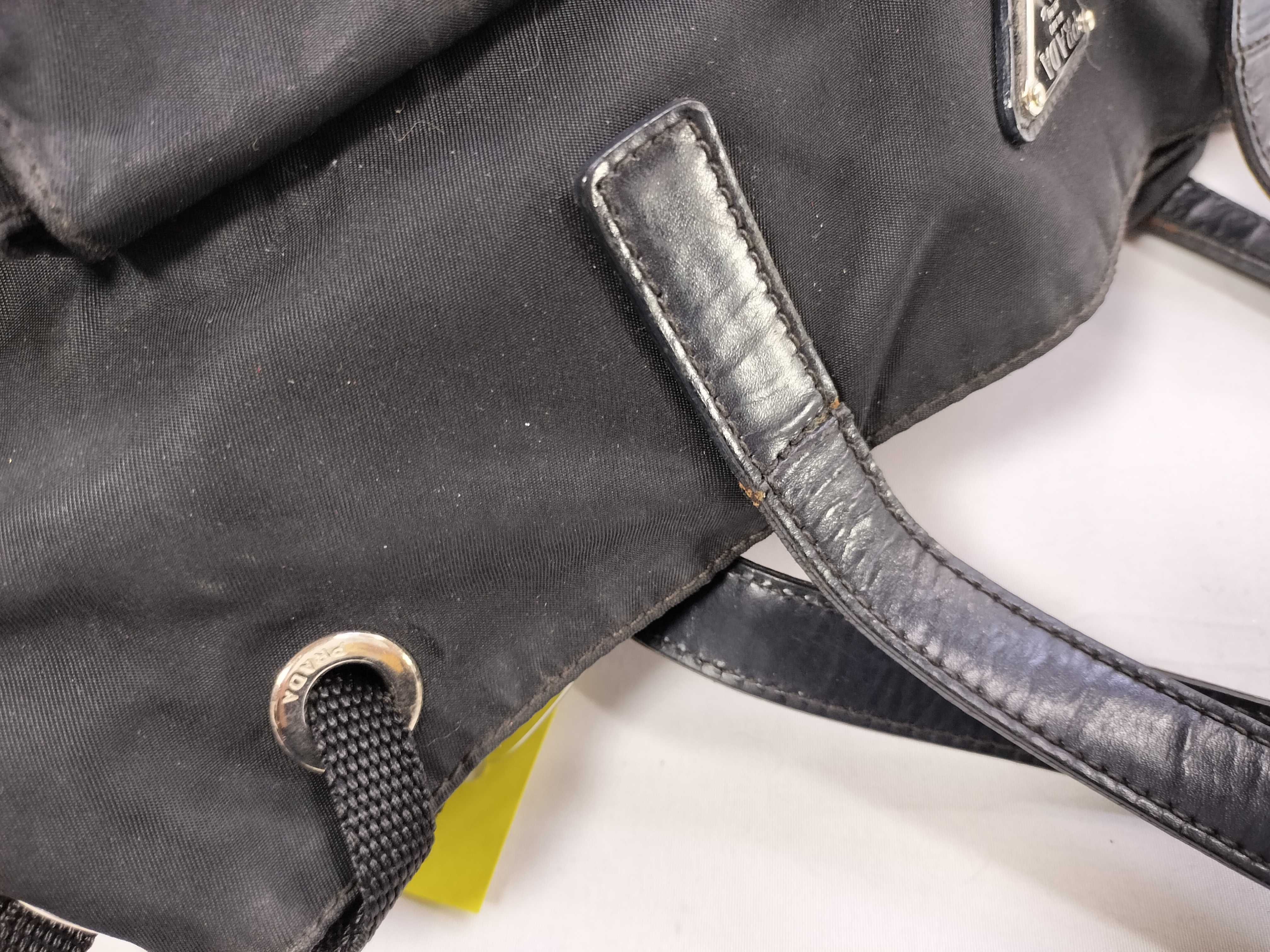 Nylon Handbag, 2-Pocket Tote Bag — view 5